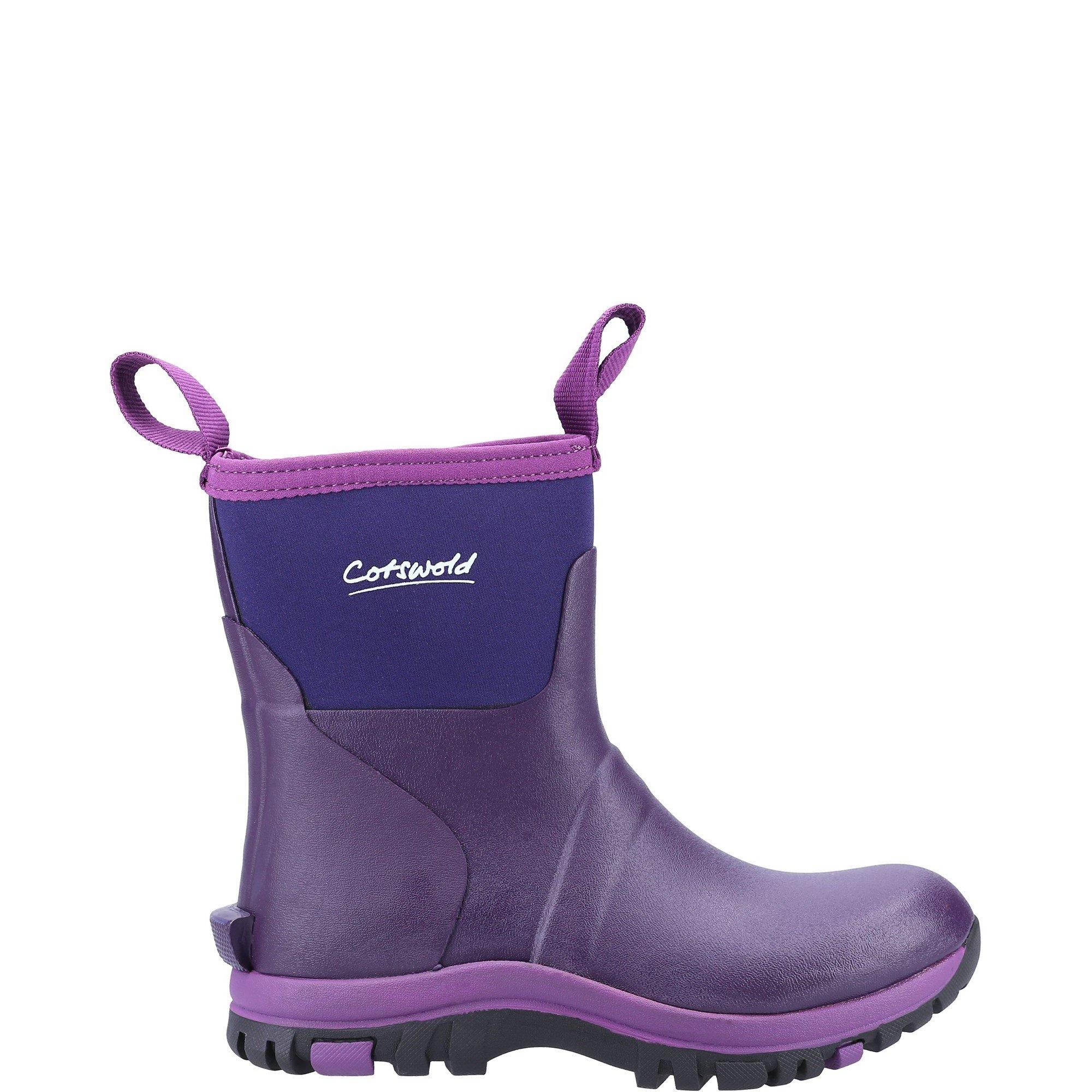 Purple - Cotswold - Blaze Neoprene Wellington - 1