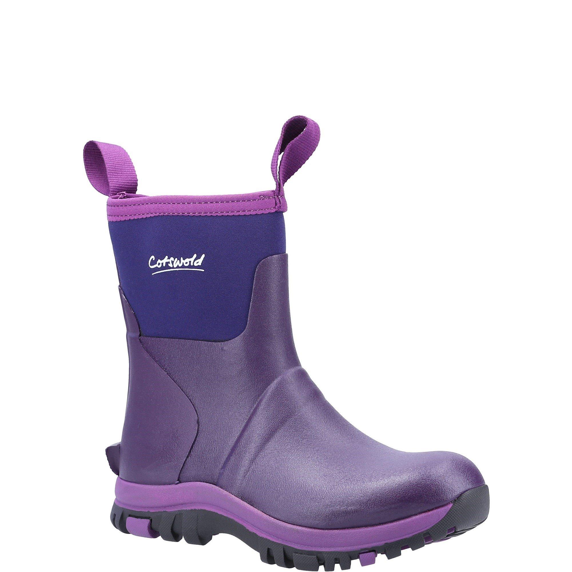 Purple - Cotswold - Blaze Neoprene Wellington - 2
