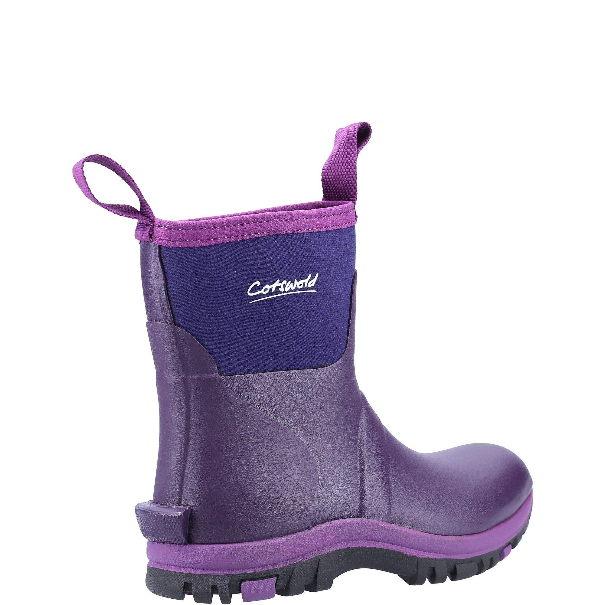 Purple - Cotswold - Blaze Neoprene Wellington - 3