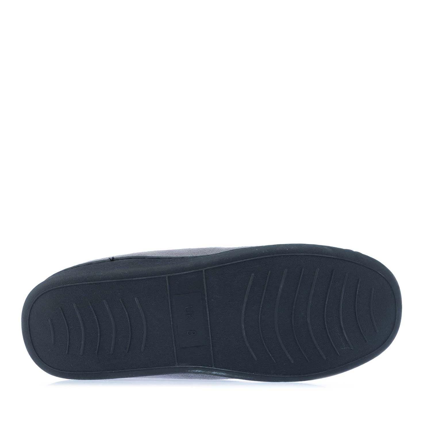 Grey - Lyle and Scott - Aspen Moccasin Slipper - 4