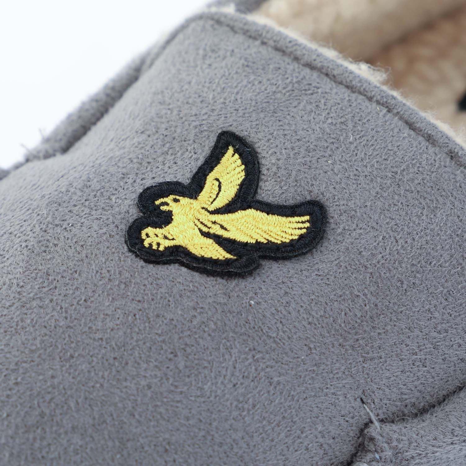 Grey - Lyle and Scott - Aspen Moccasin Slipper - 6