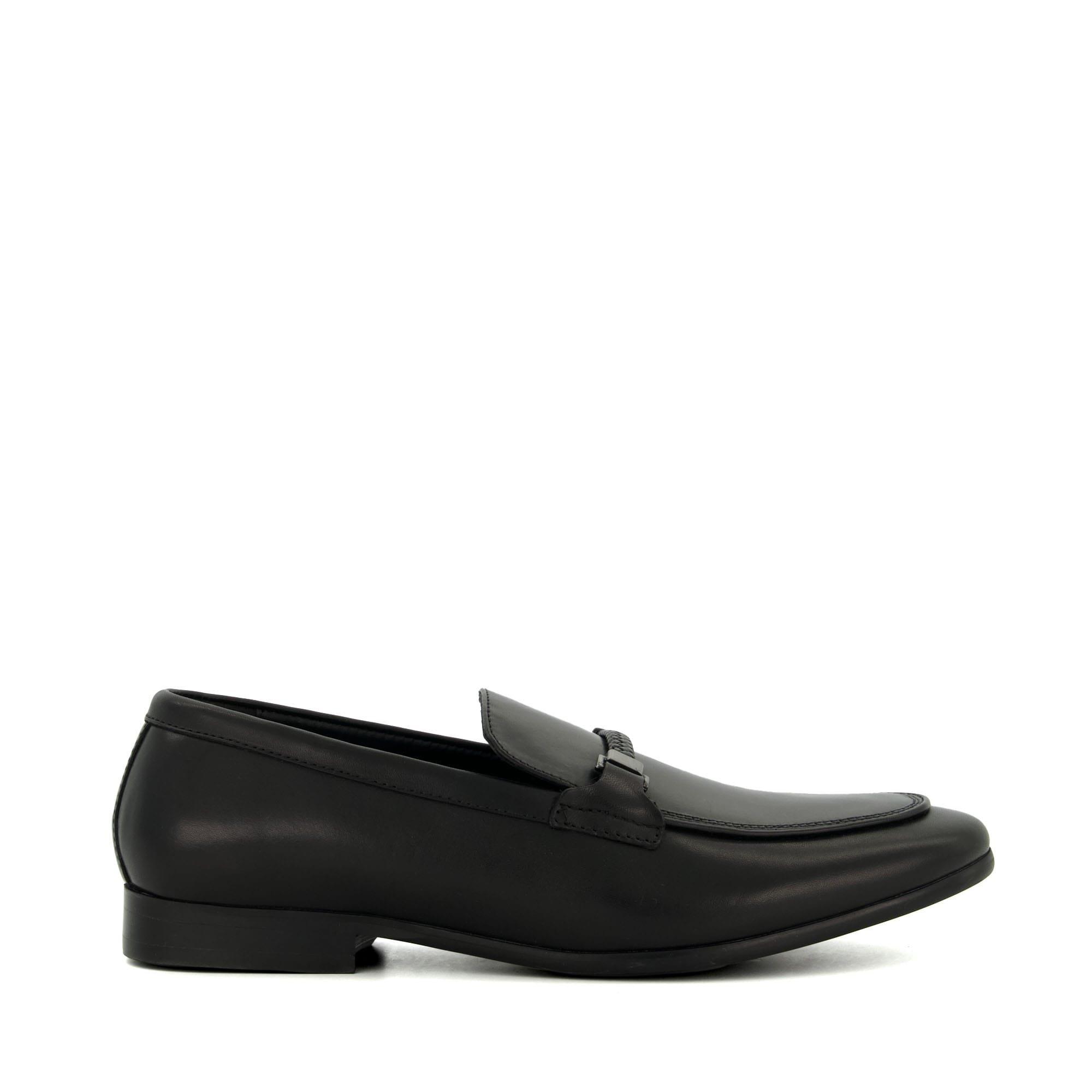 Black - Dune London - Sheldon Plaited Snaffle Shoes - 1