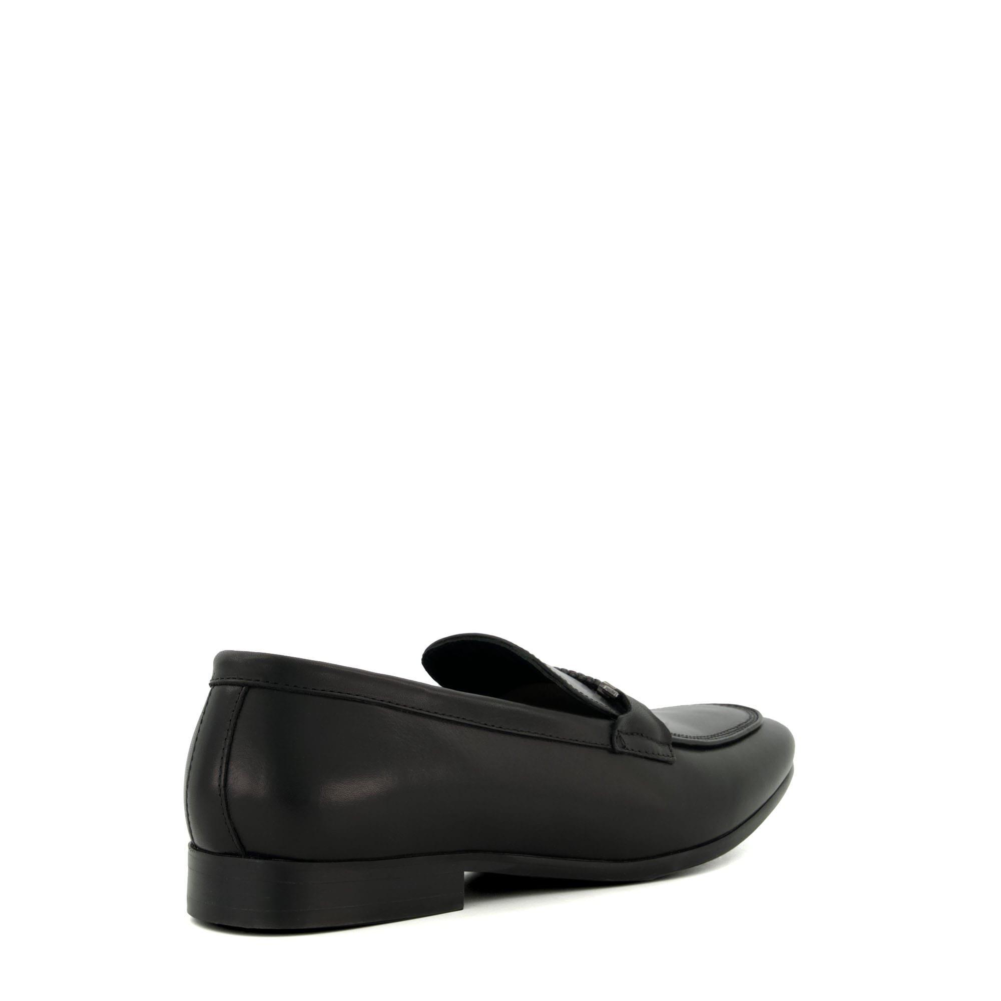 Black - Dune London - Sheldon Plaited Snaffle Shoes - 3