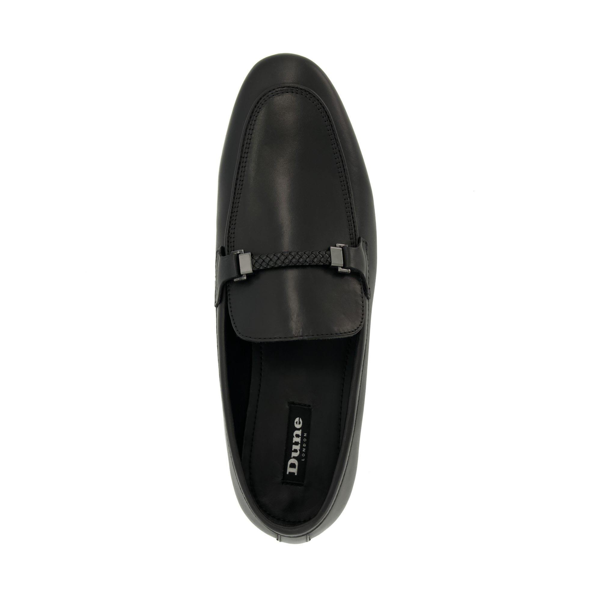 Black - Dune London - Sheldon Plaited Snaffle Shoes - 4