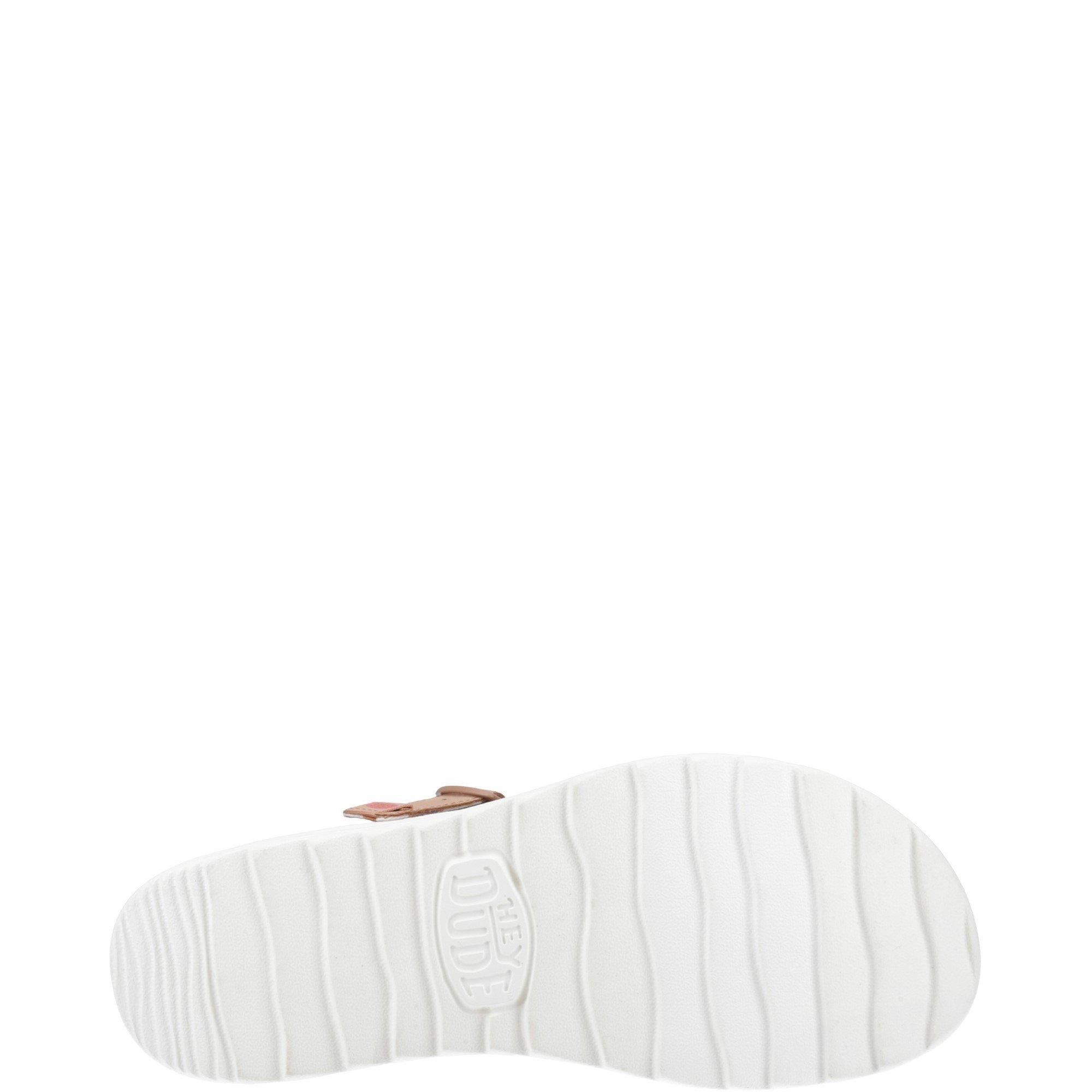 Tan - HEYDUDE - Delray Buckle Classic Sandal - 4