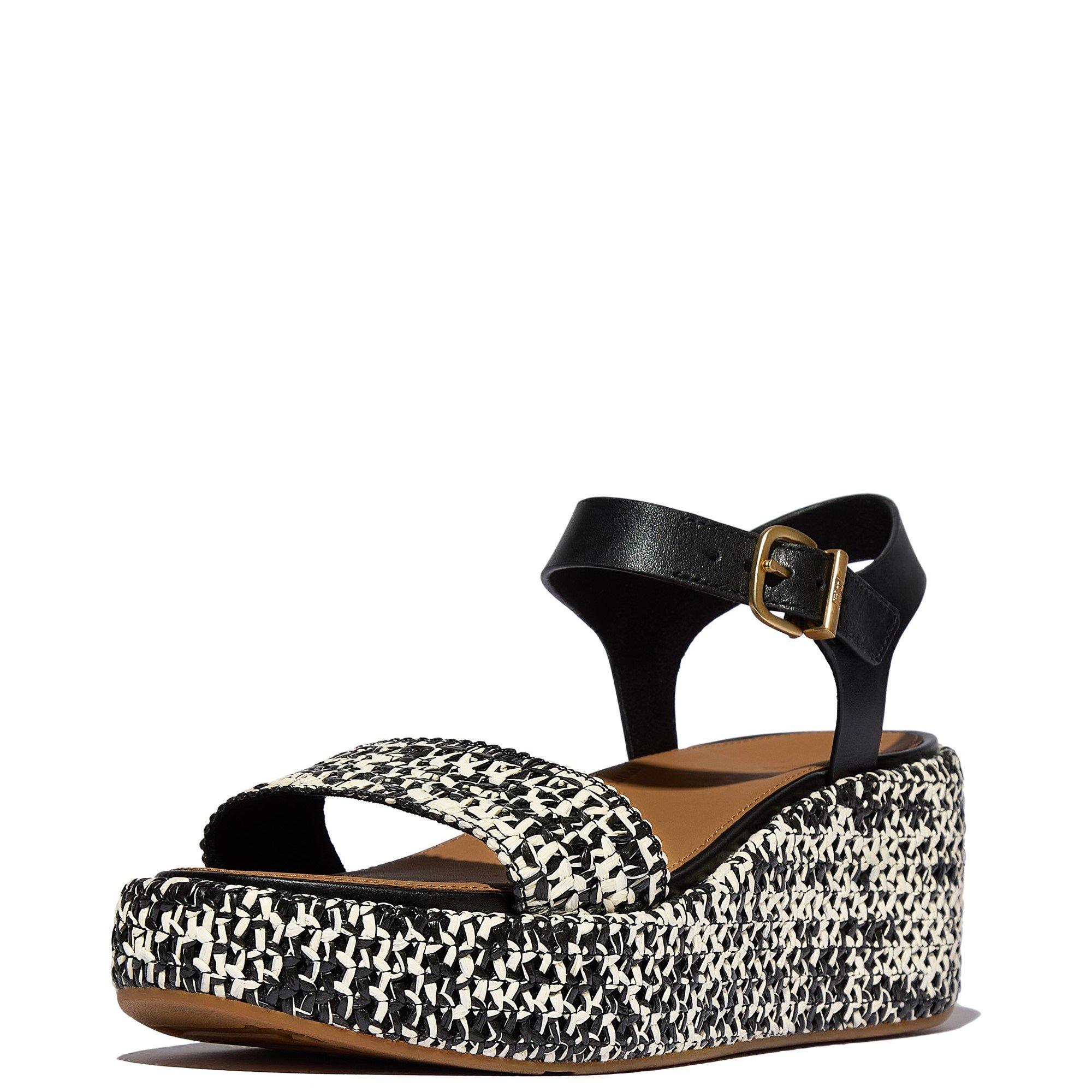 Black Patent - Fitflop - Platfforms Wedge Sandal - 2