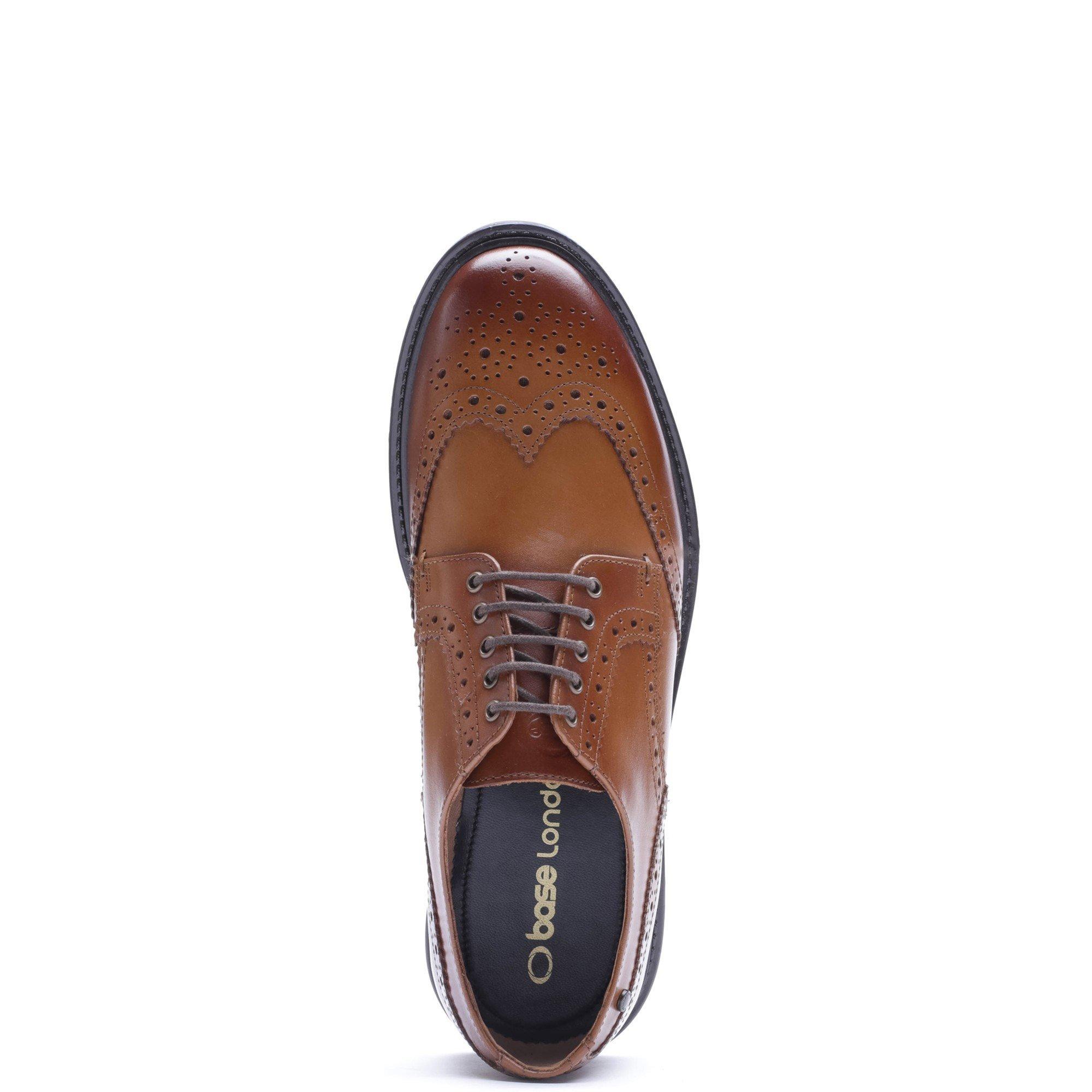 Tan - Base London - TANNER BROGUE SHOE - 4