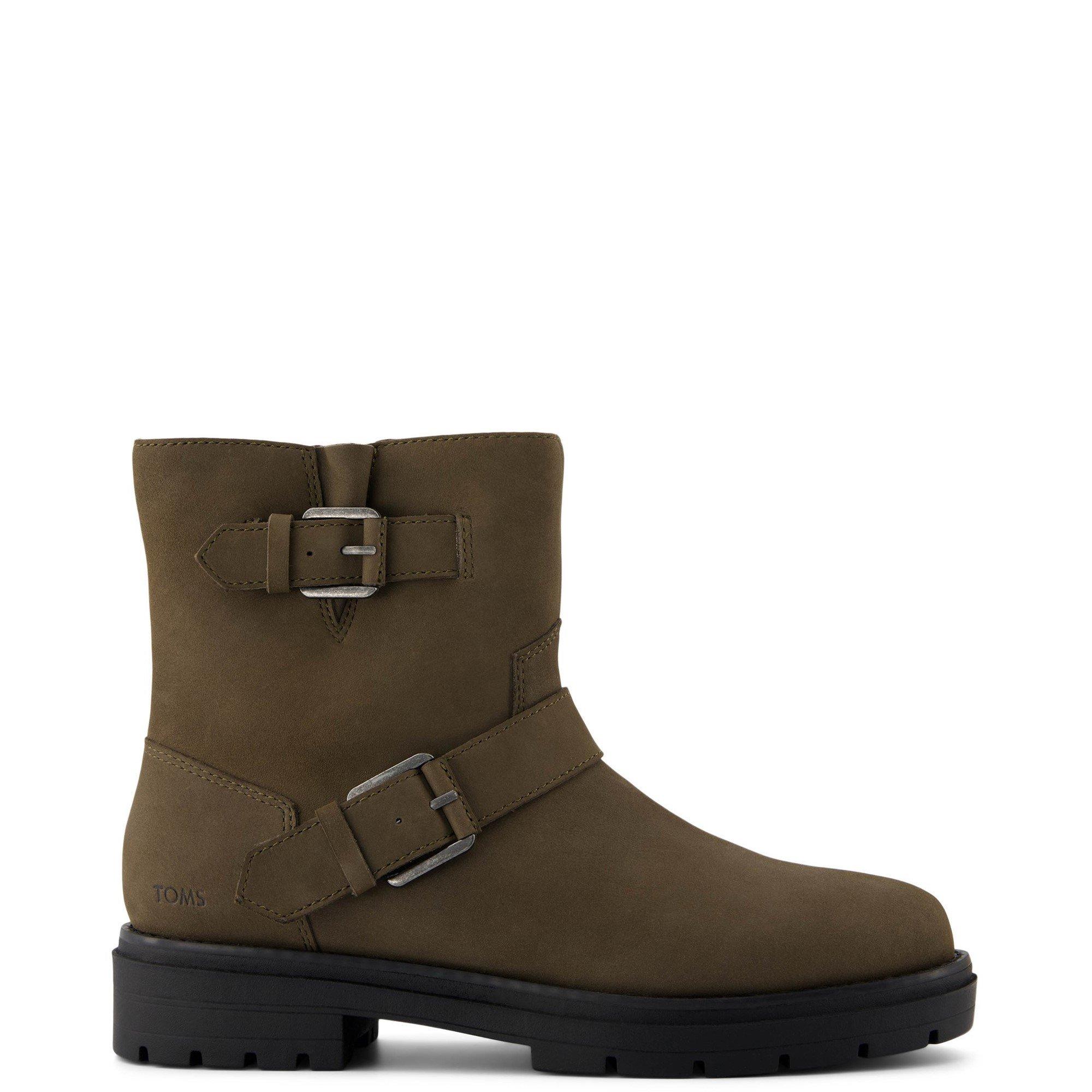 Green - Toms - Ionie Moto Ankle Boot - 1
