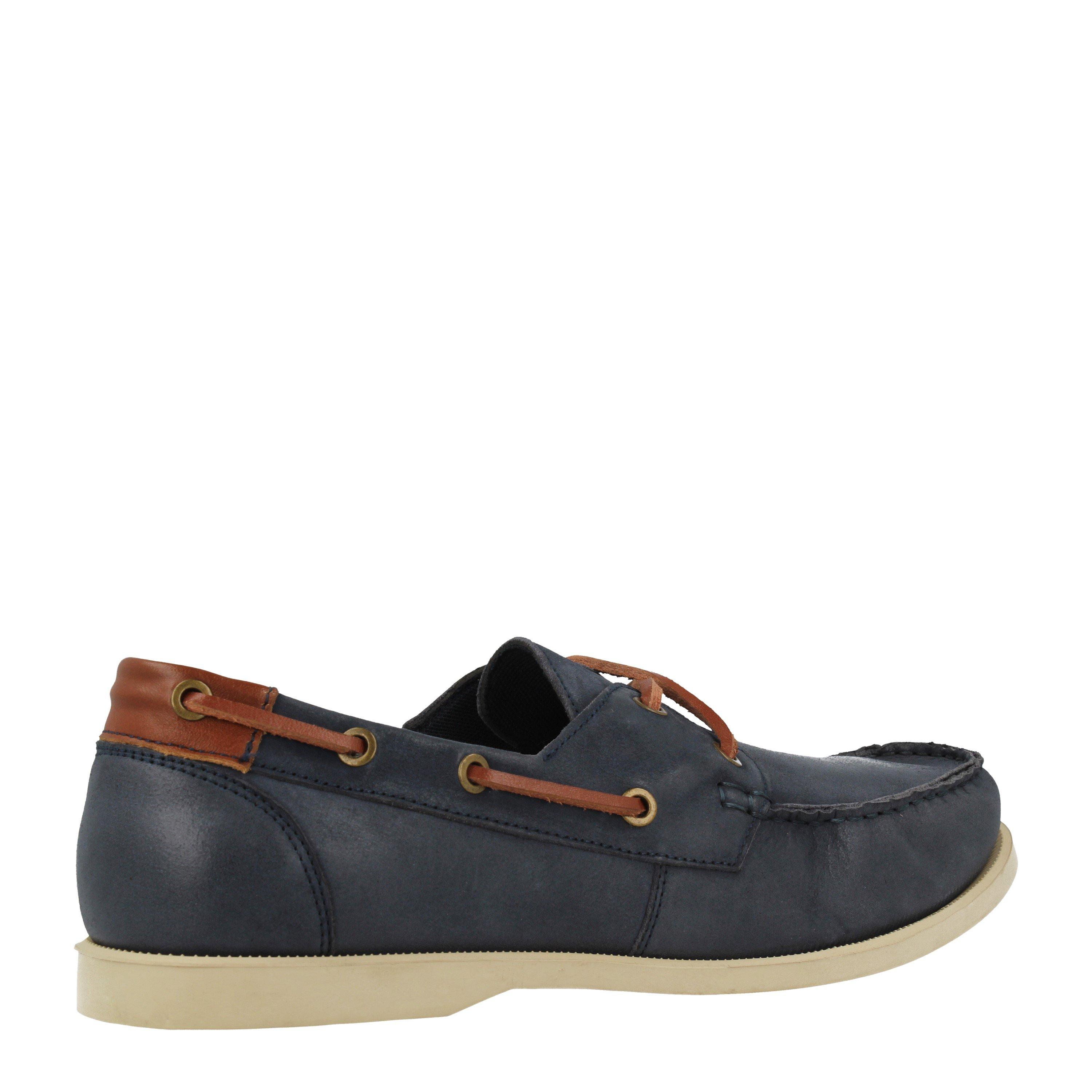 Brown Leather - Thomas Blunt - A2219 Mens 4 Eyelets Smart Casual Lace Up - 5