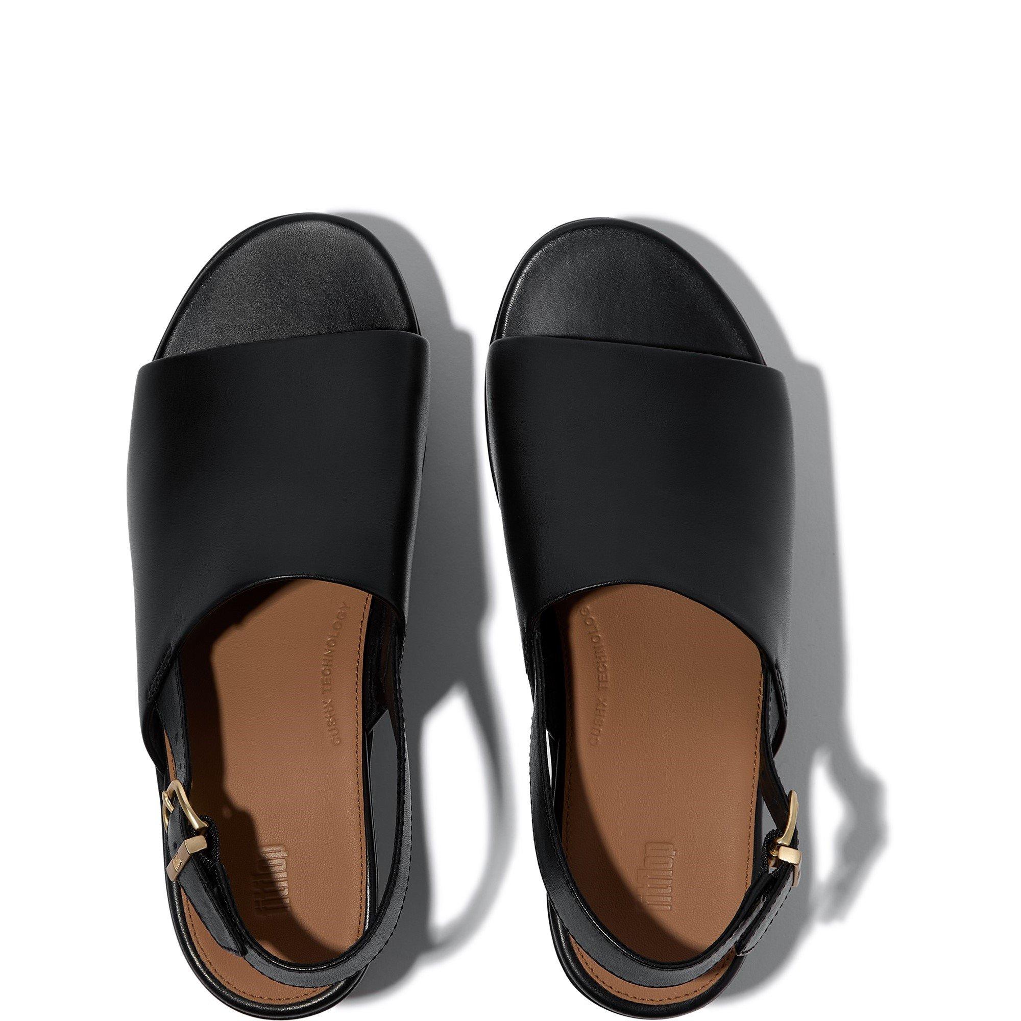 Black - Fitflop - Platfforms Heeled Backstrap Sandal - 3