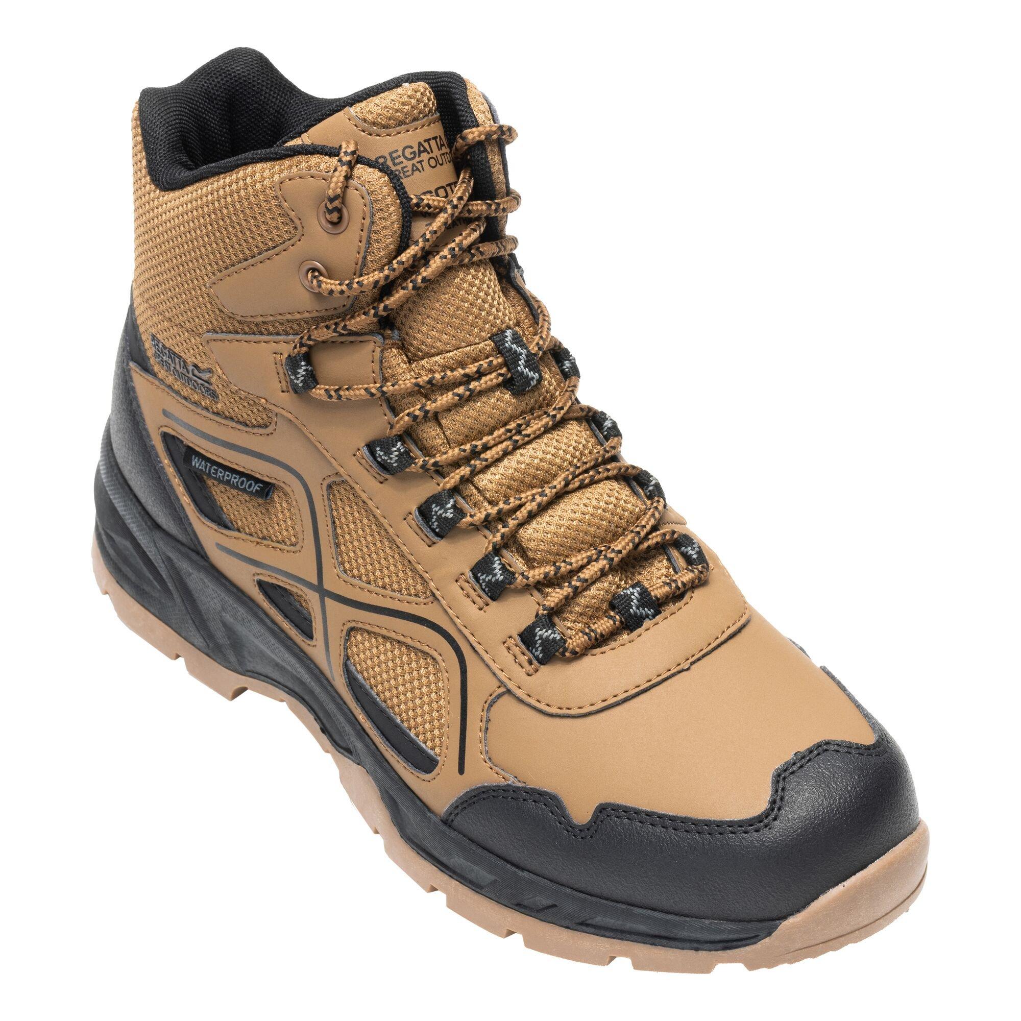 Saddle Brown - Regatta - Mens Vendeavour Waterproof Walking Boots - 4