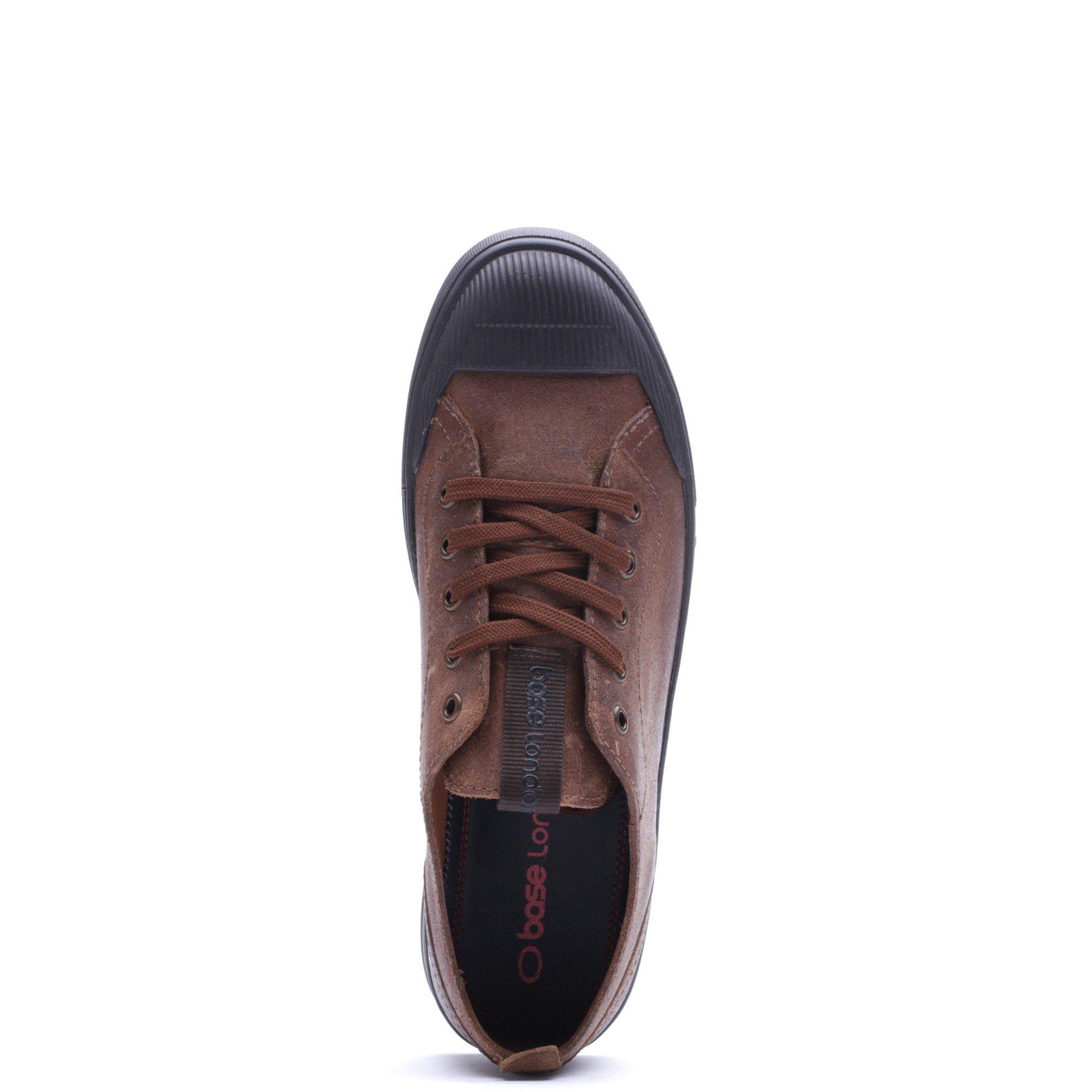 Tan - Base London - VOLT LACE UP SHOE - 4