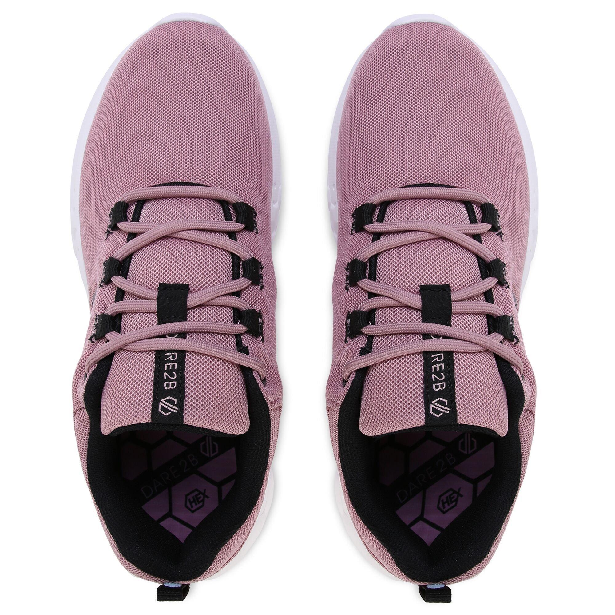 Woodrose/Blk - Dare 2b - Fleur East Womens Hex Swift Trainers - 2