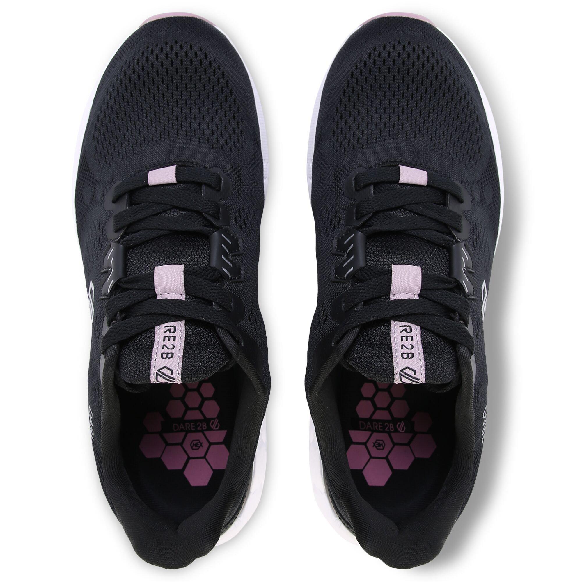 Blk/Woodrose - Dare 2b - Womens Hex Rapid Trainers - 7