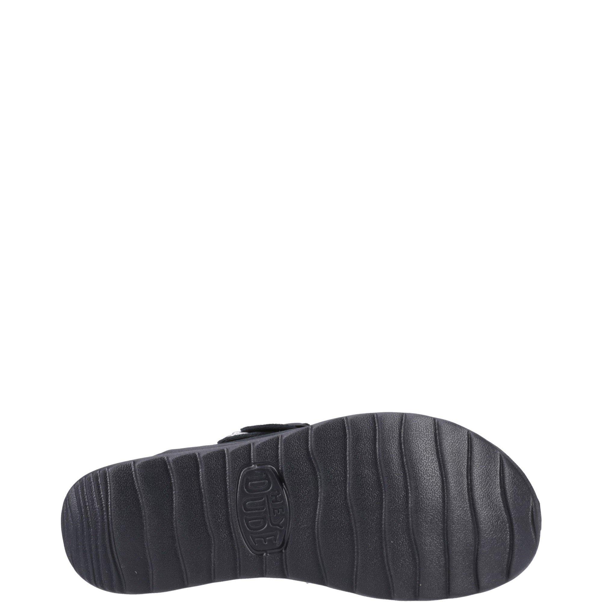 Black - HEYDUDE - Delray Clog - 4