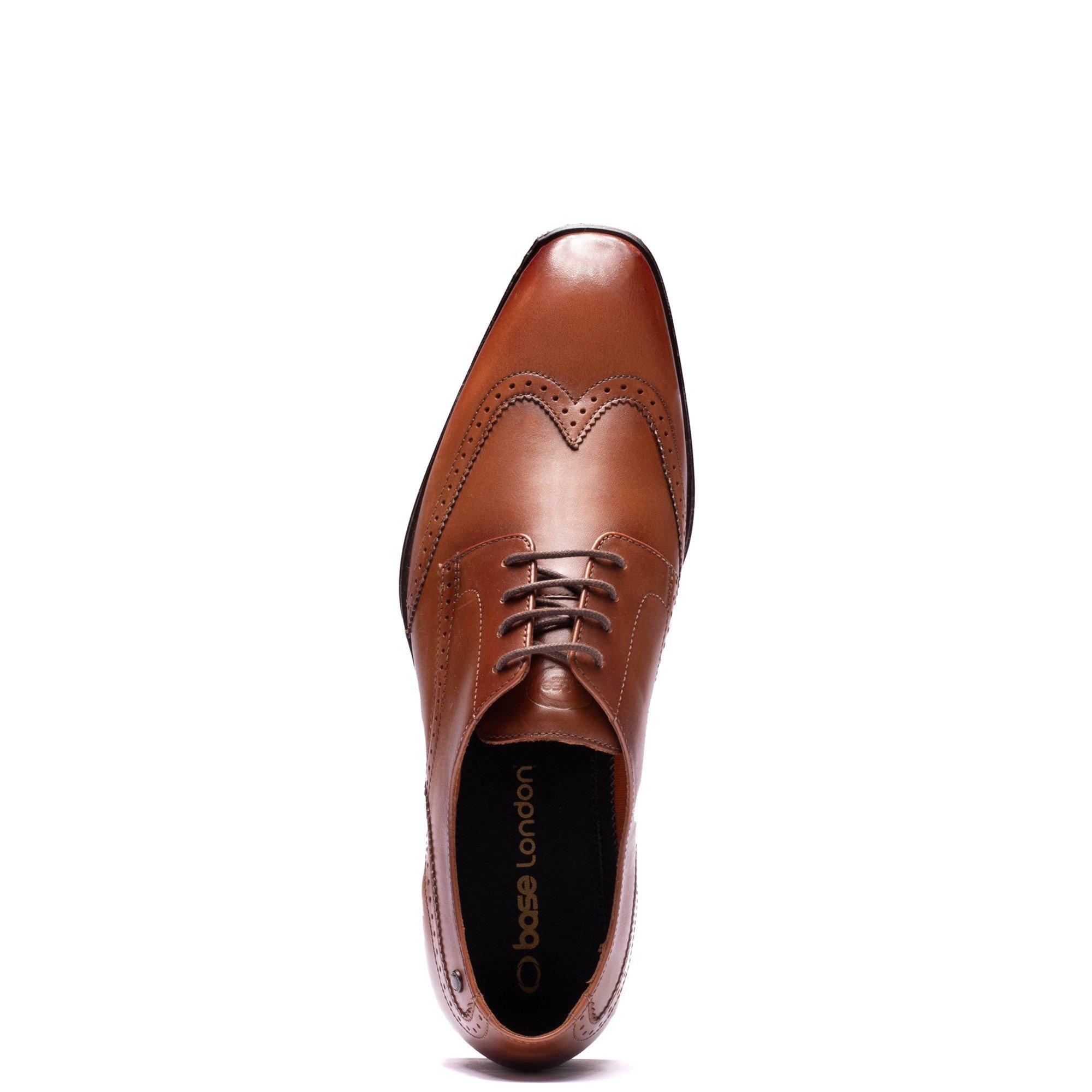 Tan - Base London - SLOANE BROGUE SHOE - 4