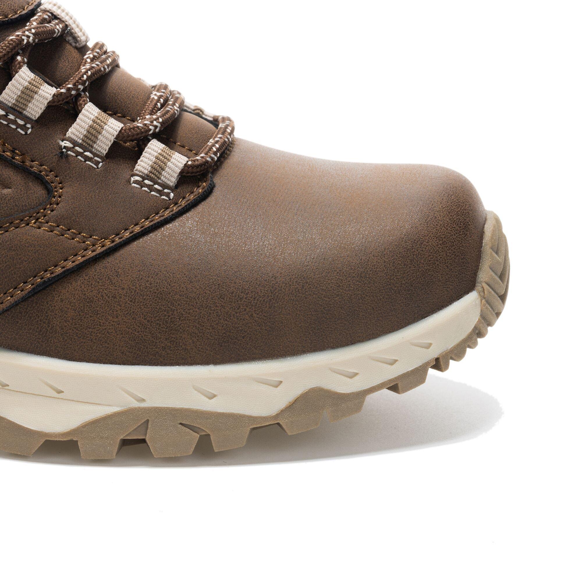 Chestnut/Warm B - Regatta - Womens Amble Low Waterproof Walking Shoes - 12