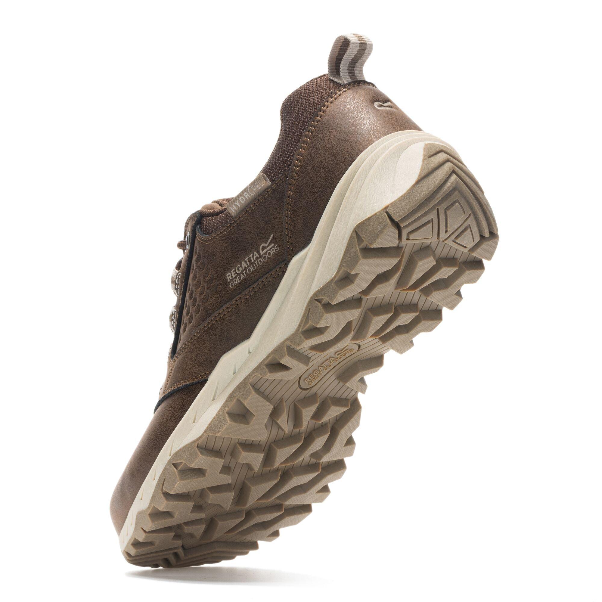 Chestnut/Warm B - Regatta - Womens Amble Low Waterproof Walking Shoes - 10