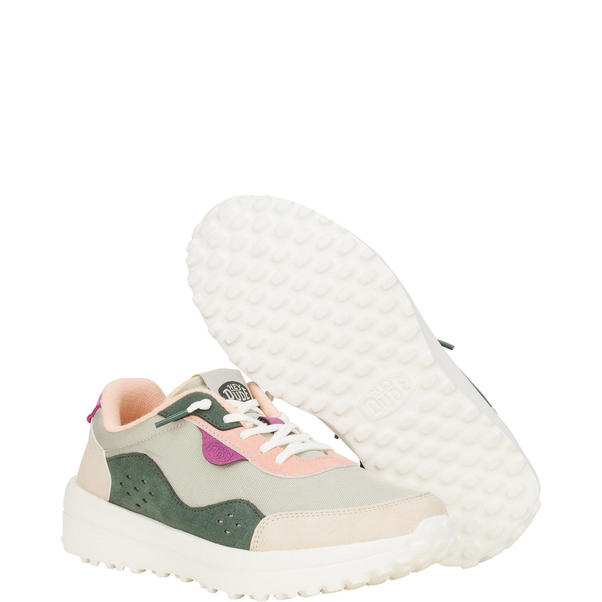 Olive - HEYDUDE - Hayden Colorblock Trainers - 5