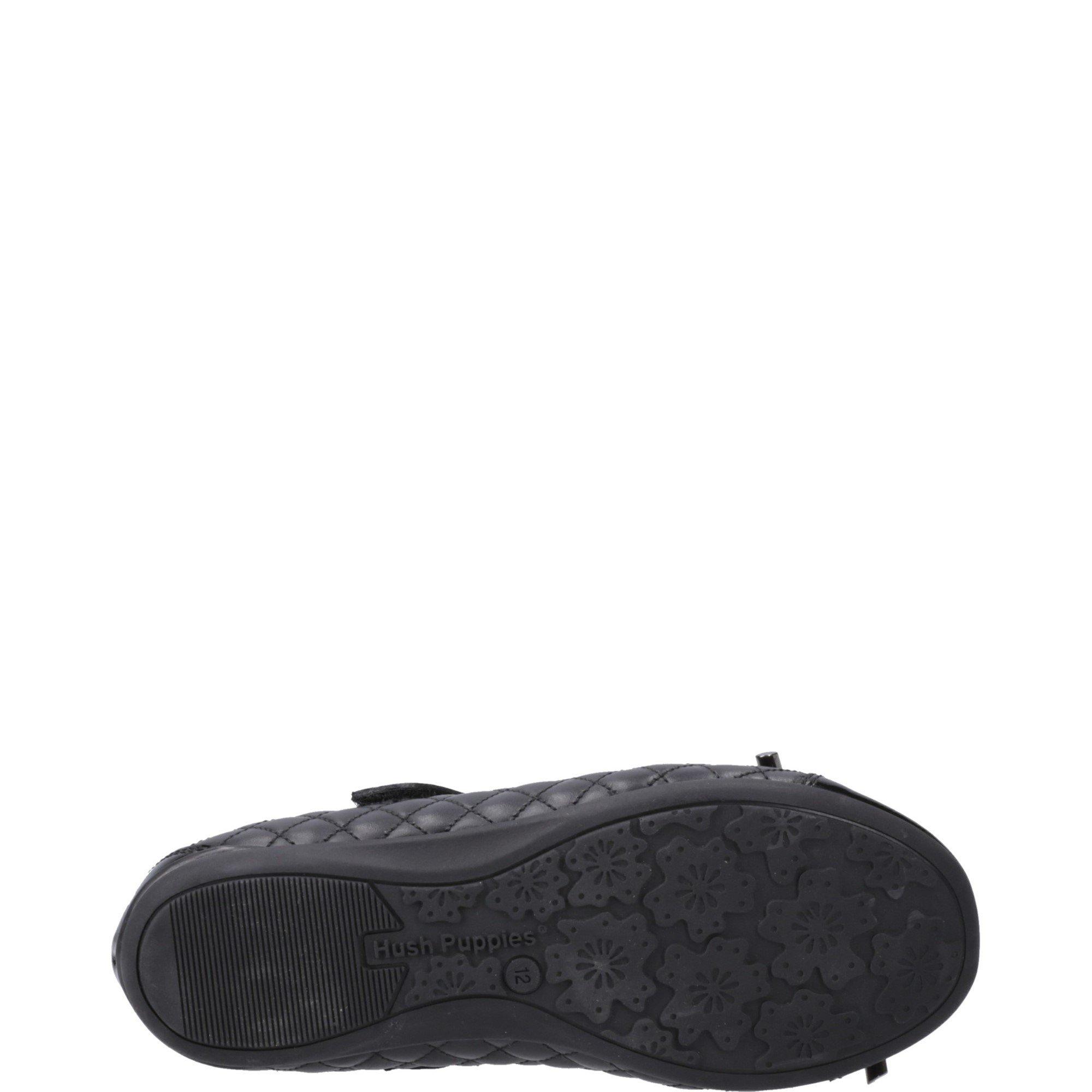 Black - Hush Puppies - Lottie Quilt Ballerina Jnr - 4