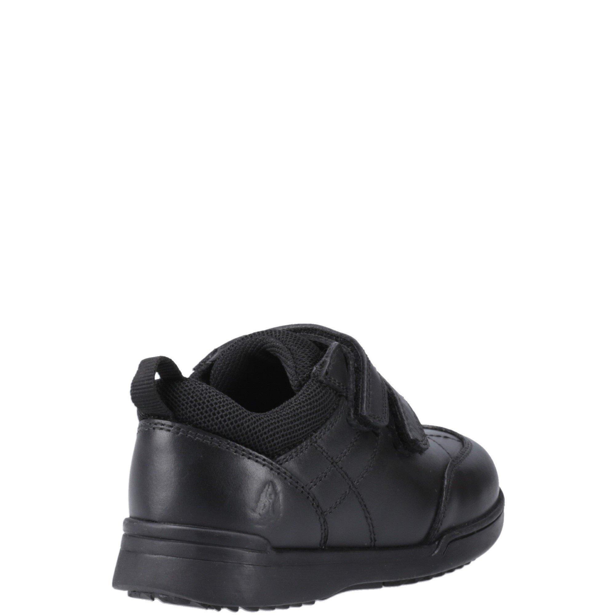 Black - Hush Puppies - Lennon Infant School Shoe - 3