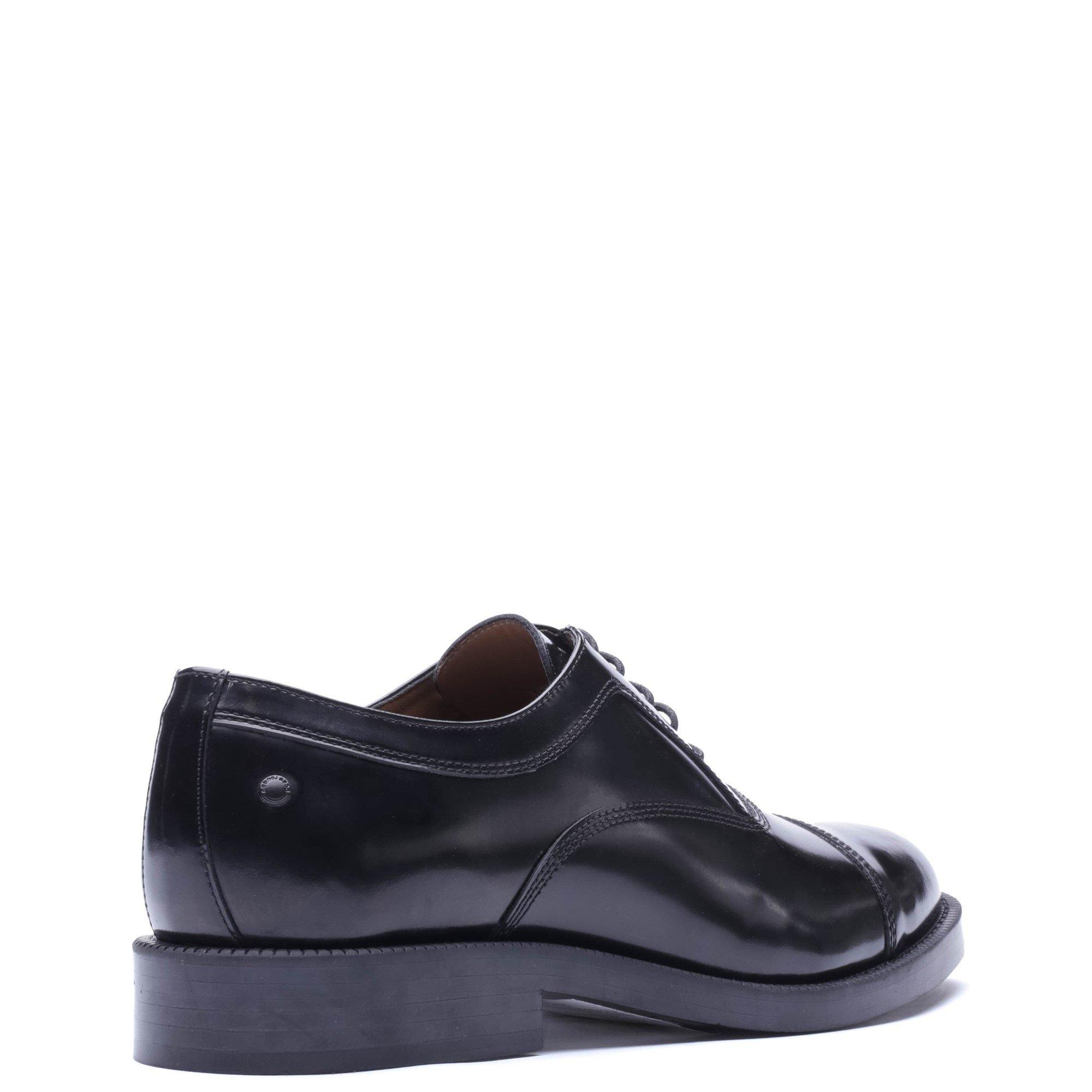Black - Base London - ROMA TOE CAP SHOE - 3