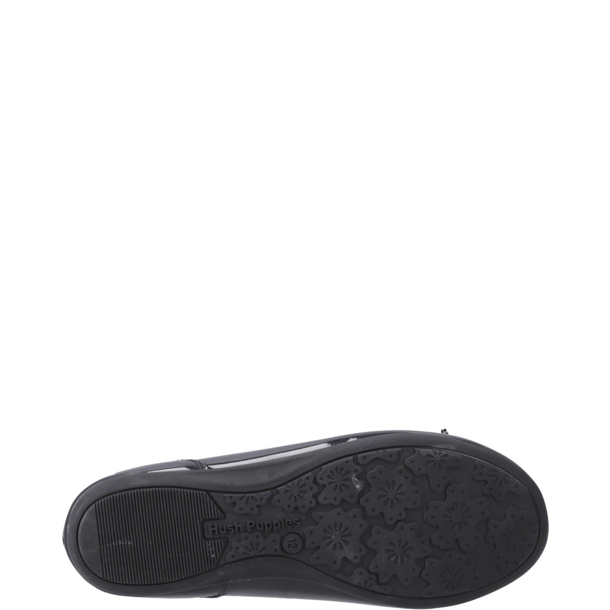 Black - Hush Puppies - Lillie Ballerina Patent - 4
