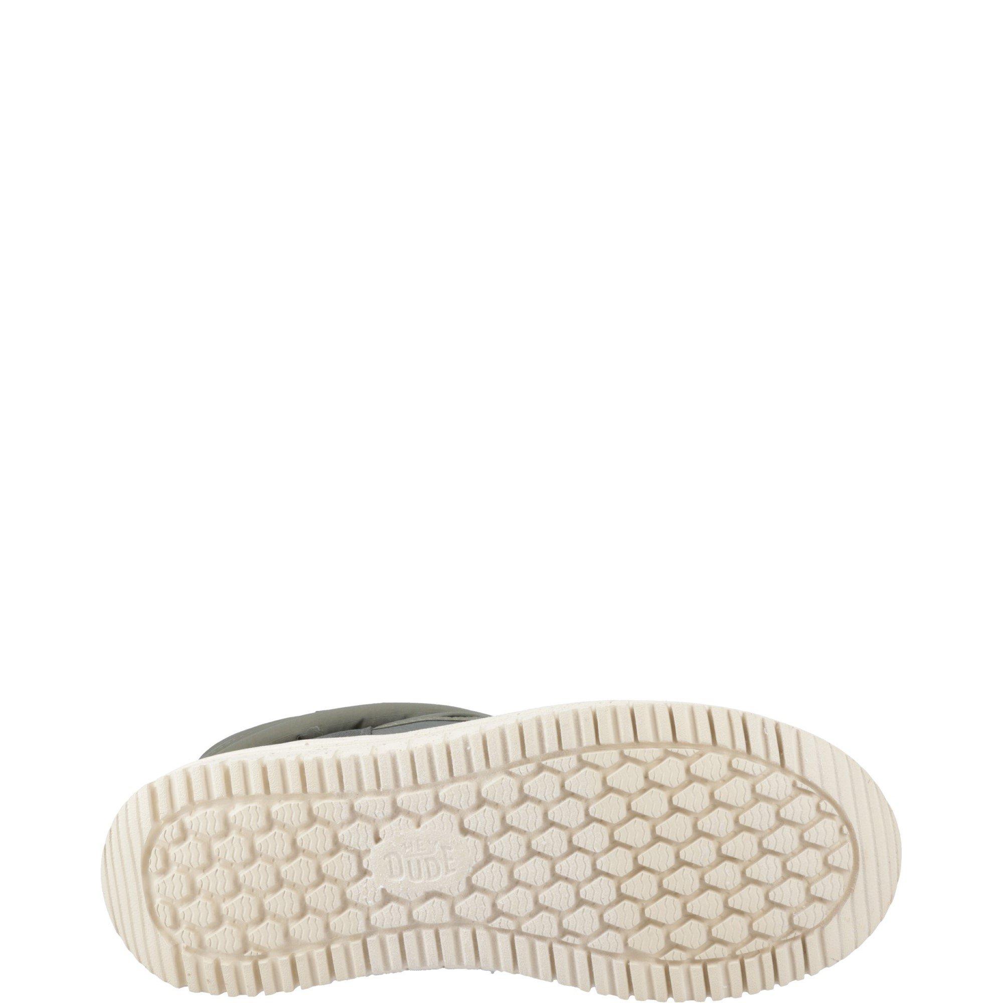 Dark Olive - HEYDUDE - Camden Cuff Nylon Quilt Boot - 4