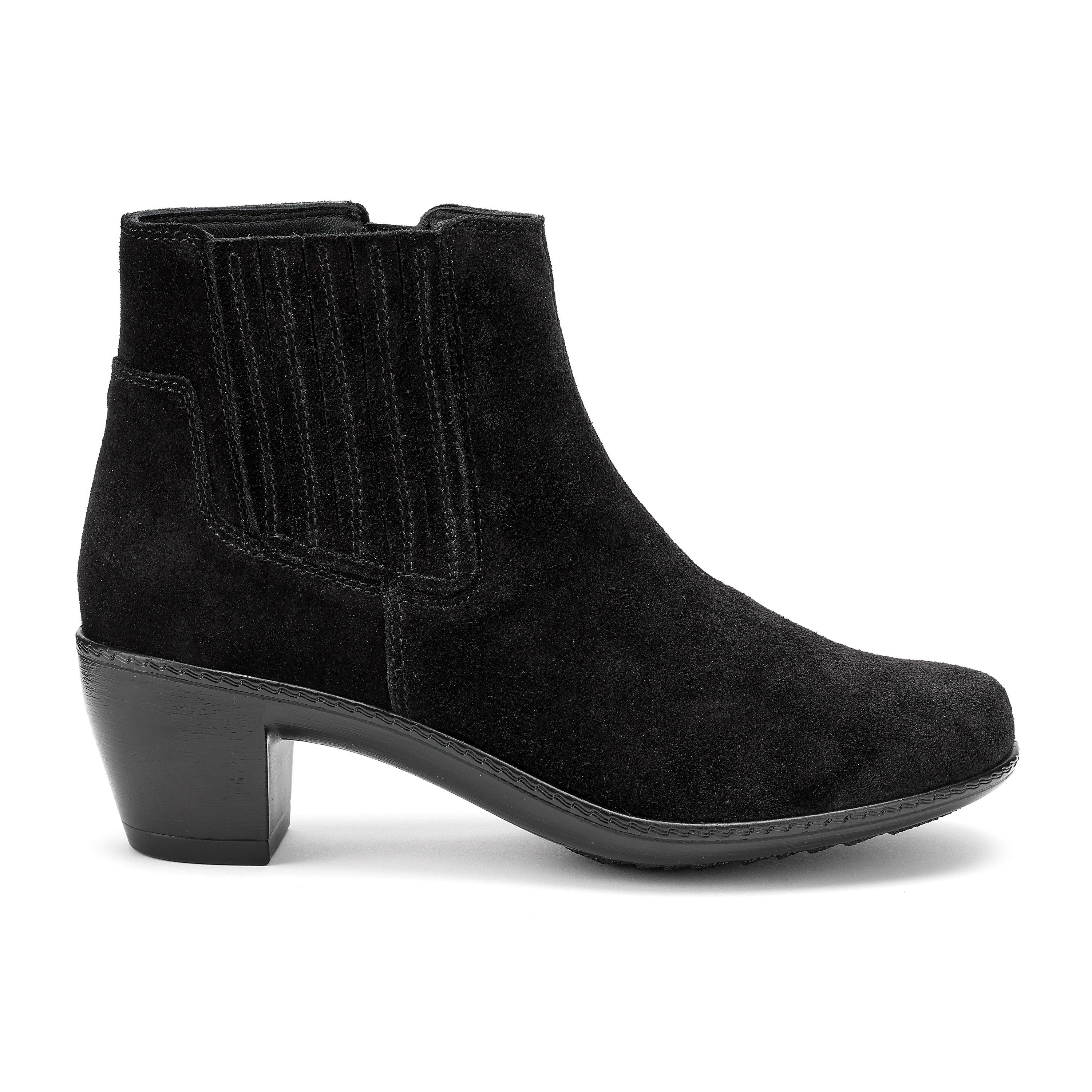 Black - Hotter - Aldine Ankle Boots - 1