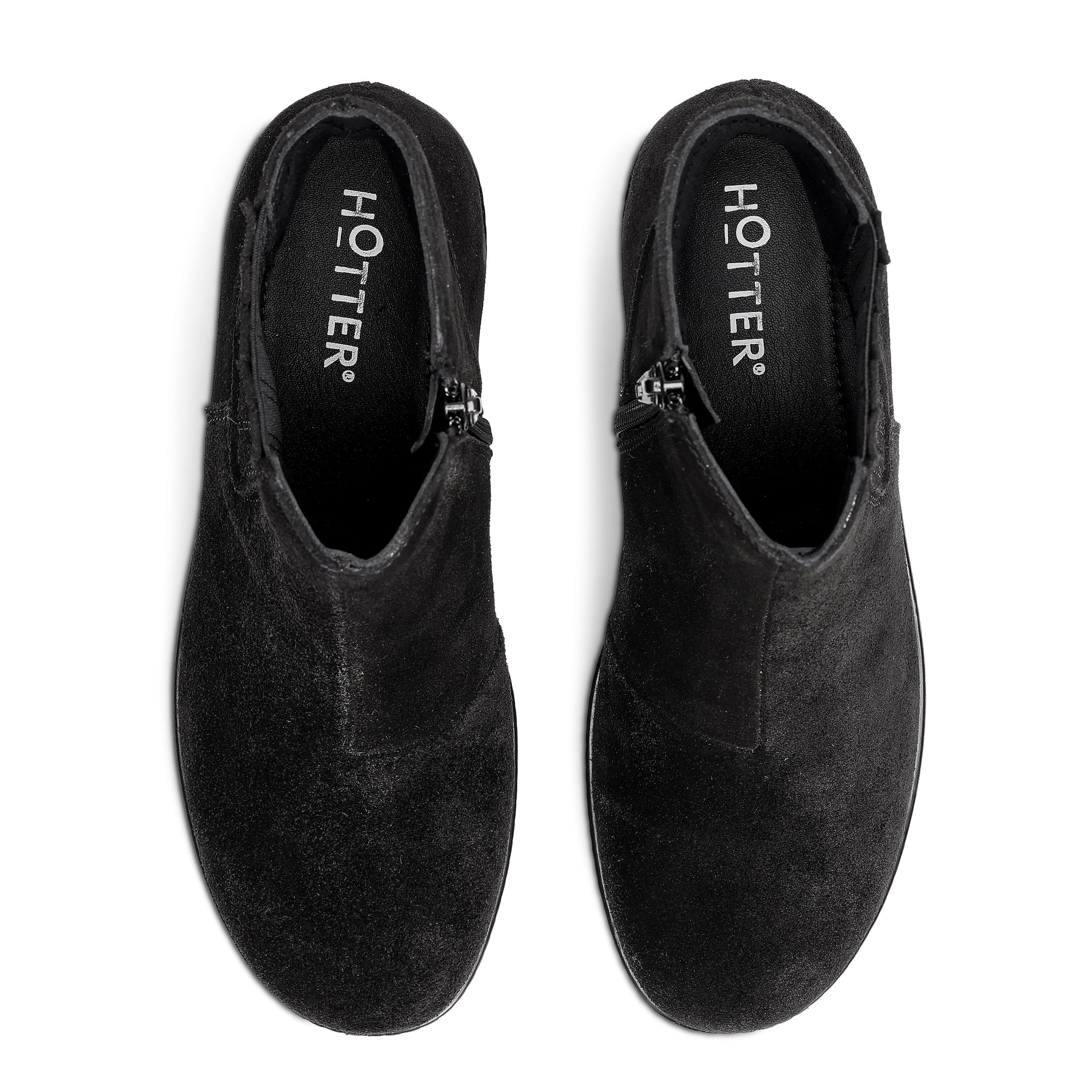 Black - Hotter - Aldine Ankle Boots - 3