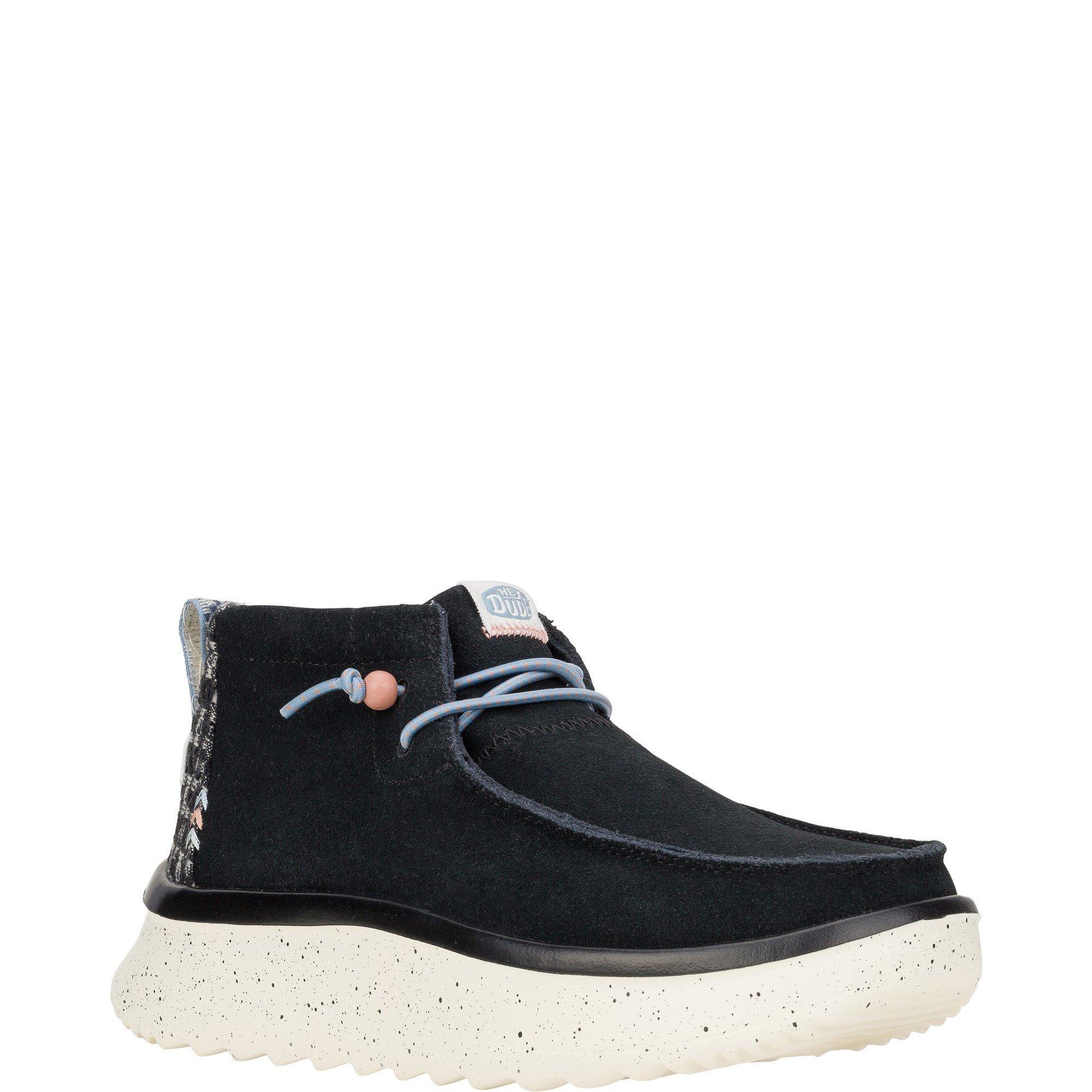 Black - HEYDUDE - Wendy Peak Hi Suede Ankle Boots - 2