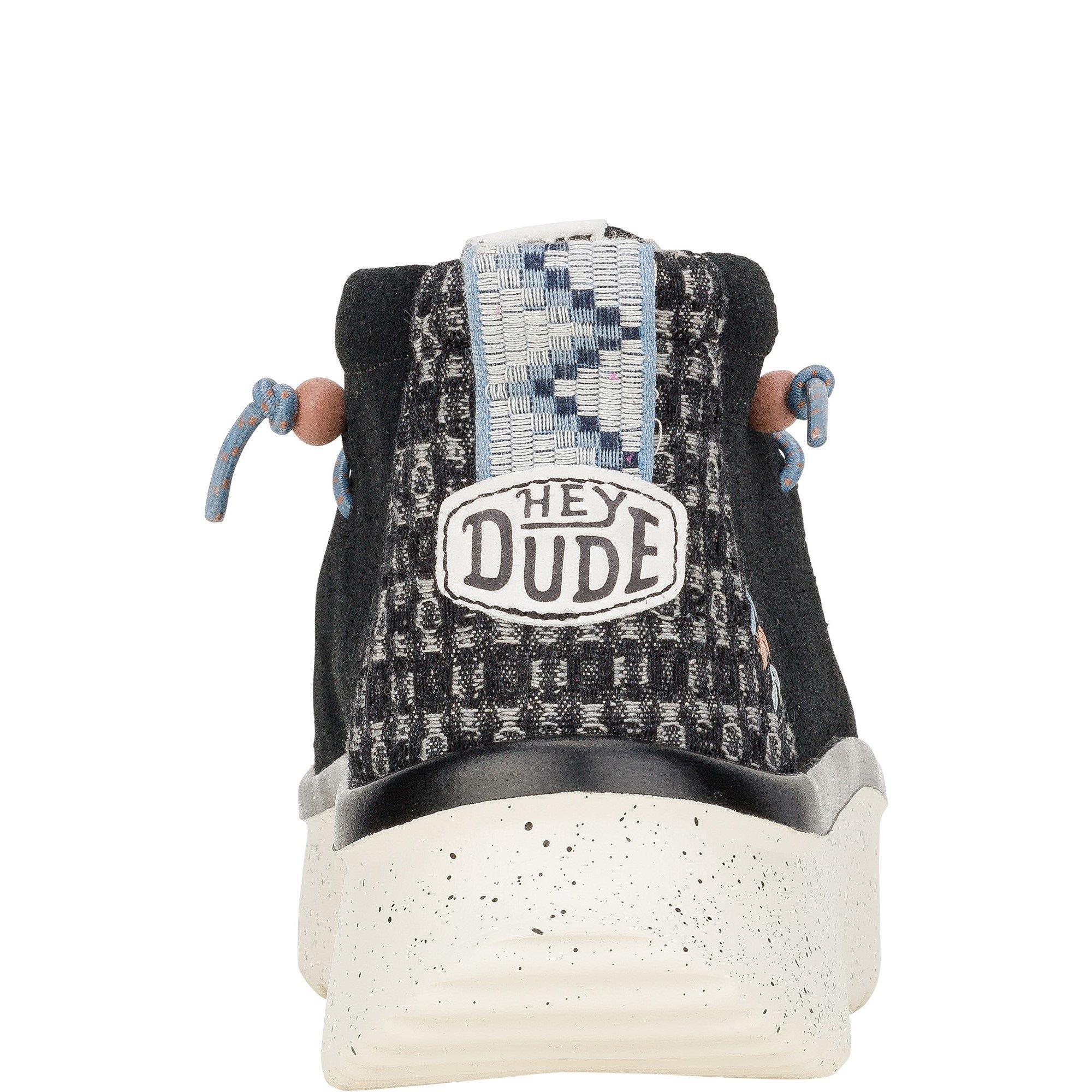 Black - HEYDUDE - Wendy Peak Hi Suede Ankle Boots - 3