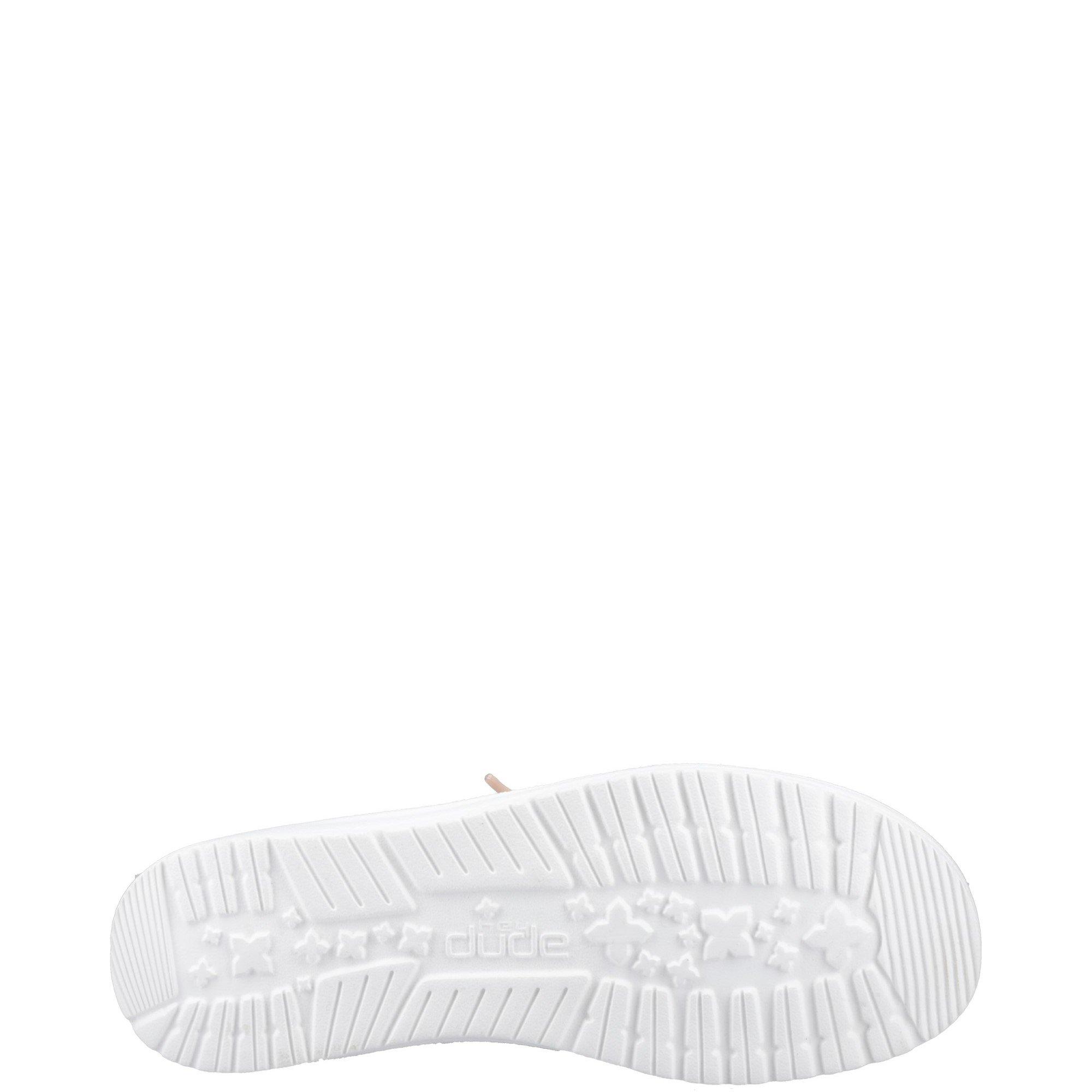 Grey - HEYDUDE - Wendy Metallic Sparkle Shoe - 4