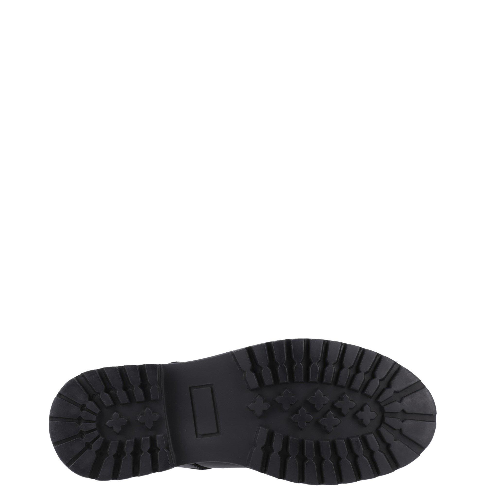 Black - Hush Puppies - Aurora Patent Senior Shoe - 4