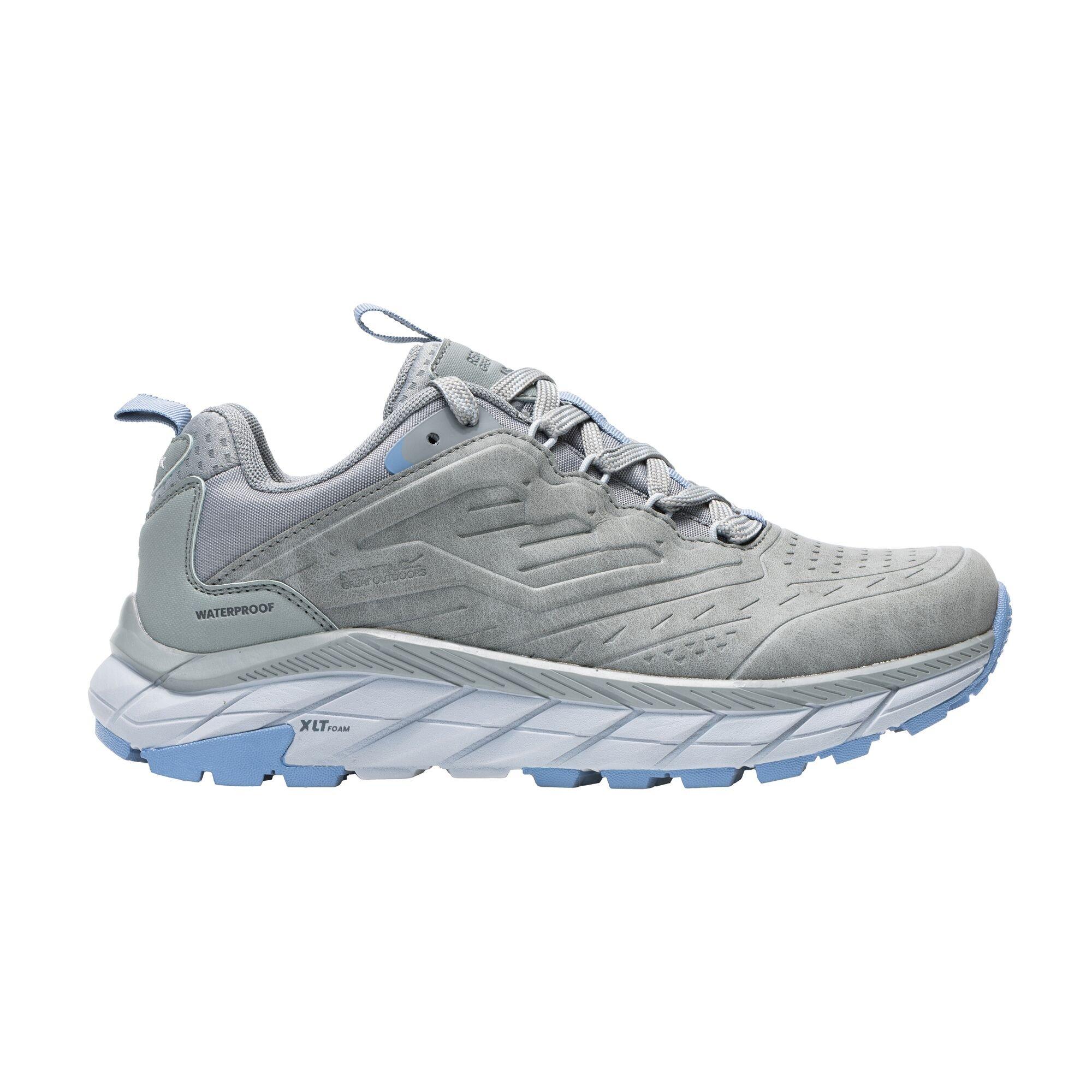 Dark Steel / Du - Regatta - Womens Derino Low Waterproof Shoes - 1