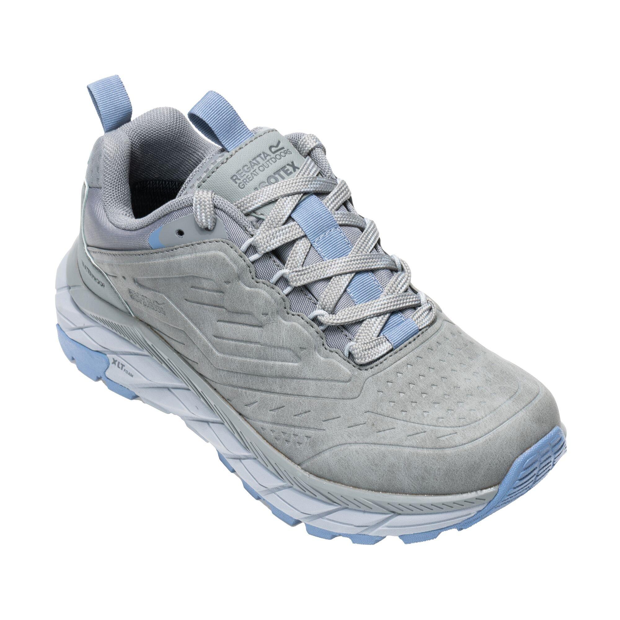 Dark Steel / Du - Regatta - Womens Derino Low Waterproof Shoes - 4