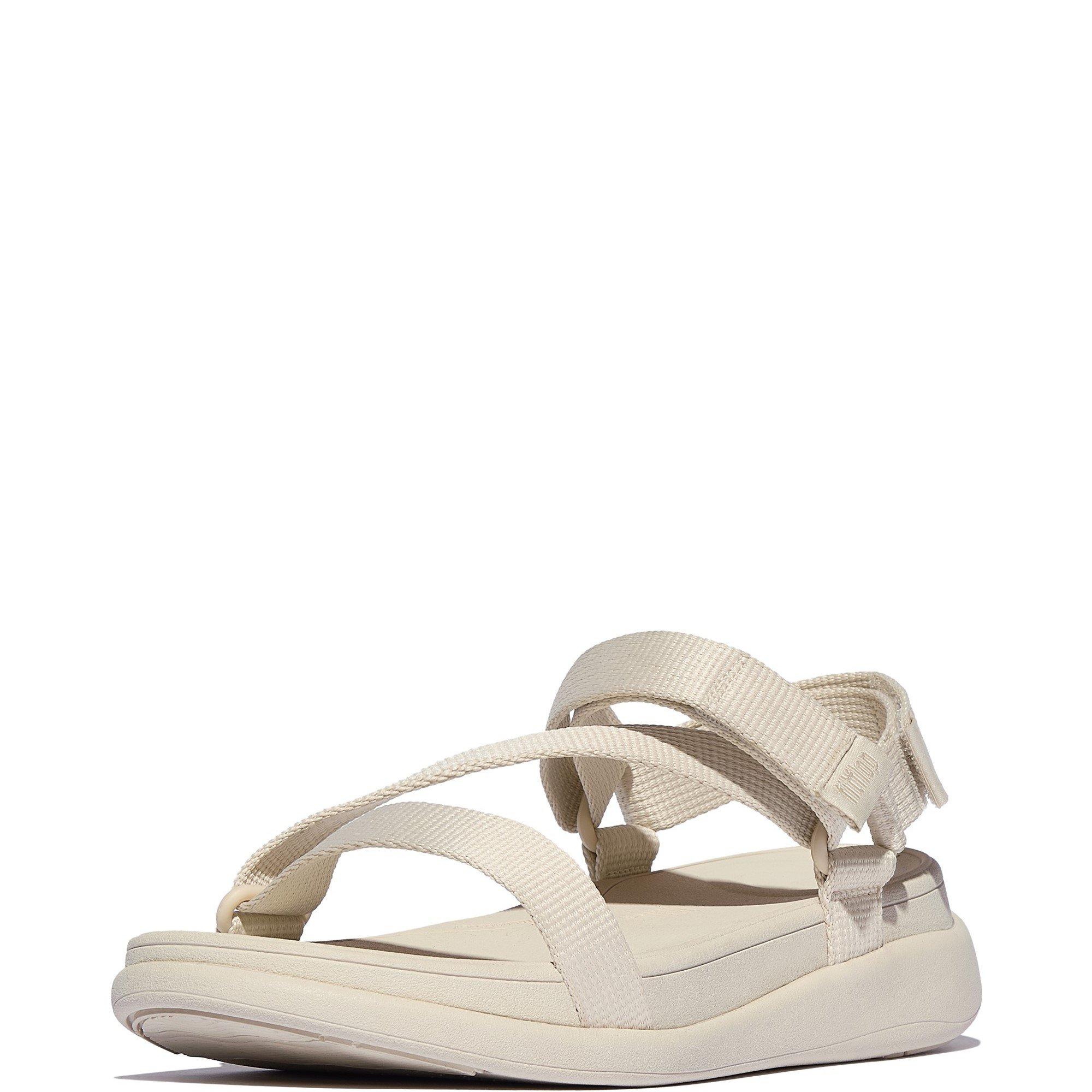 Beige - Fitflop - F-Mode Go Z Strap Sandals - 2
