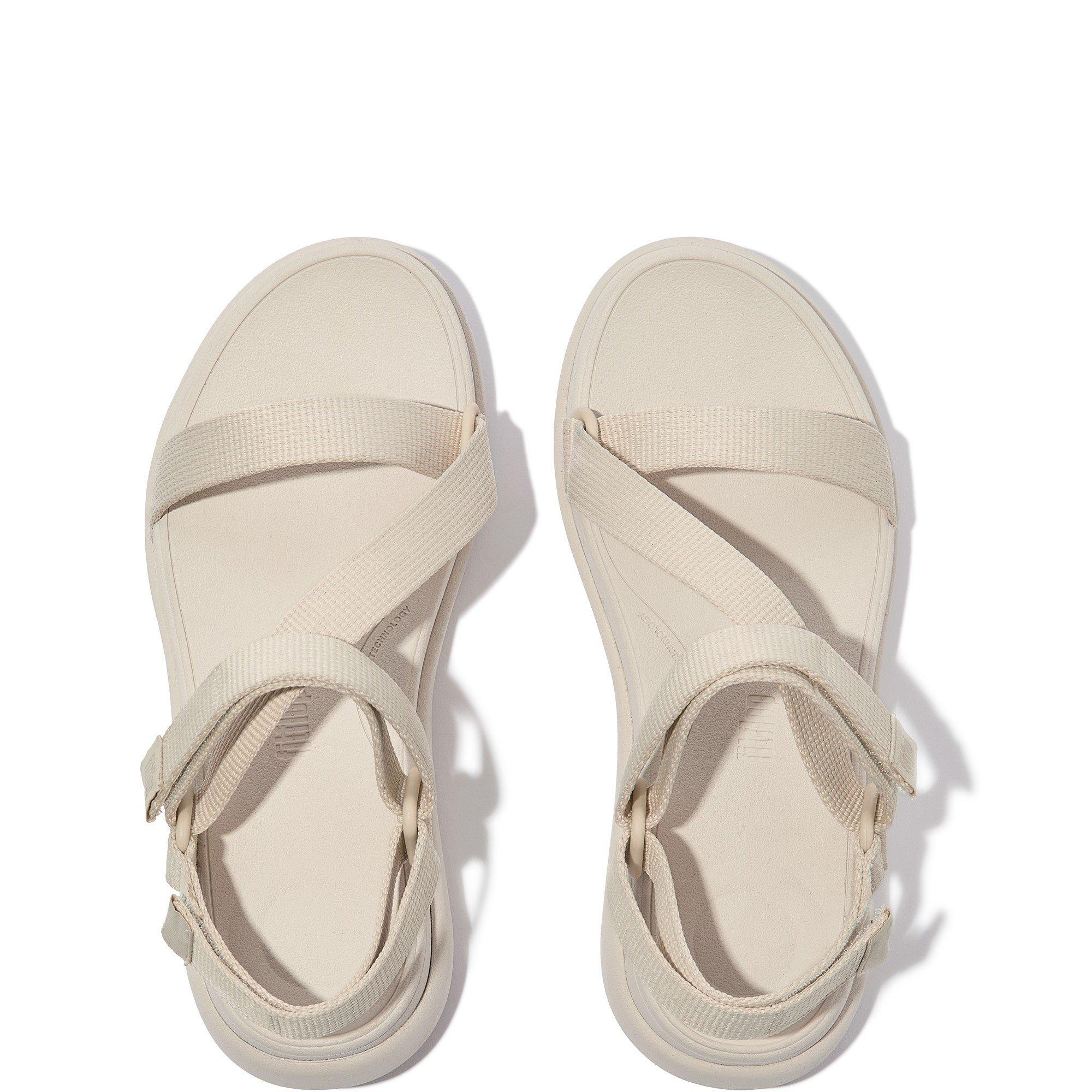 Beige - Fitflop - F-Mode Go Z Strap Sandals - 3