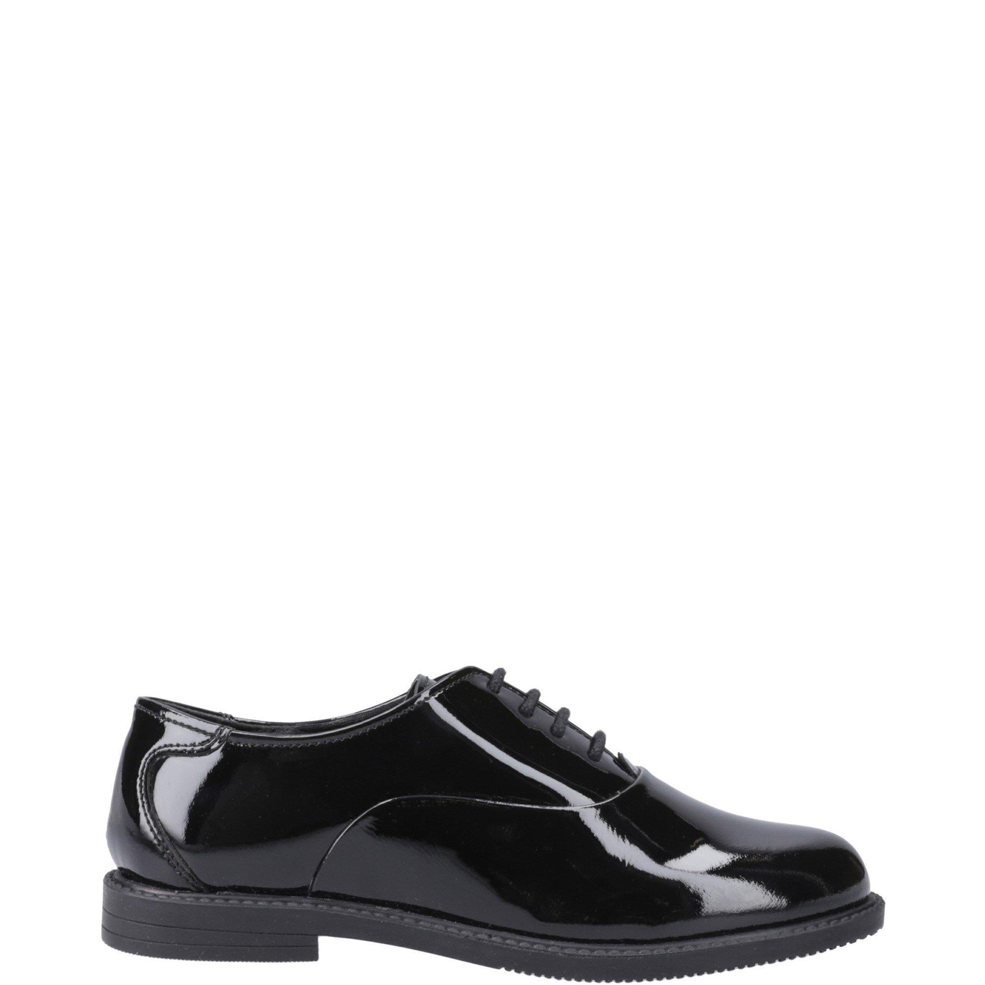 Hush Puppies Girls Nellie Patent Shoe - Black - 1 (33)