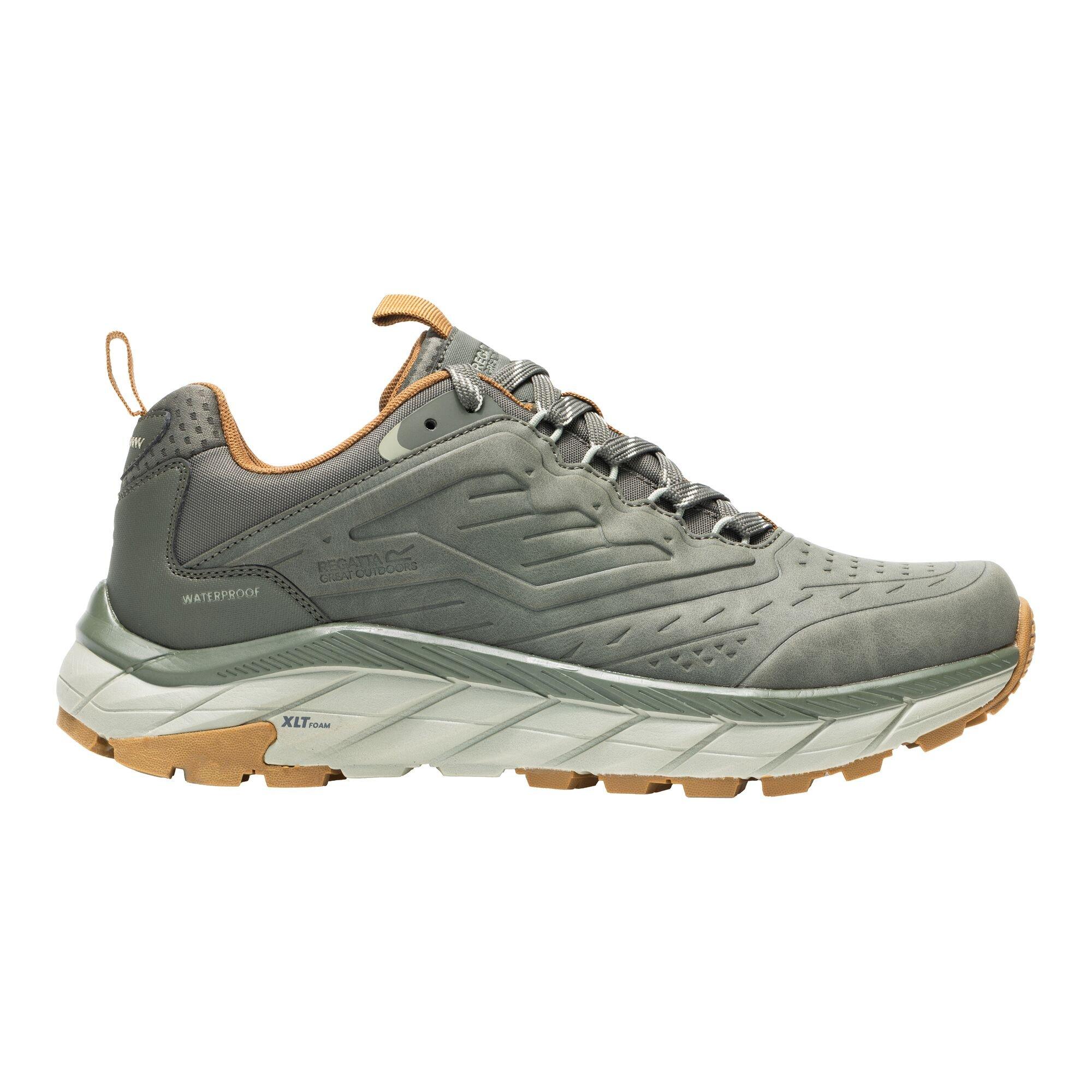 Smokey Olive /  - Regatta - Mens Derino Low Waterproof Shoes - 1