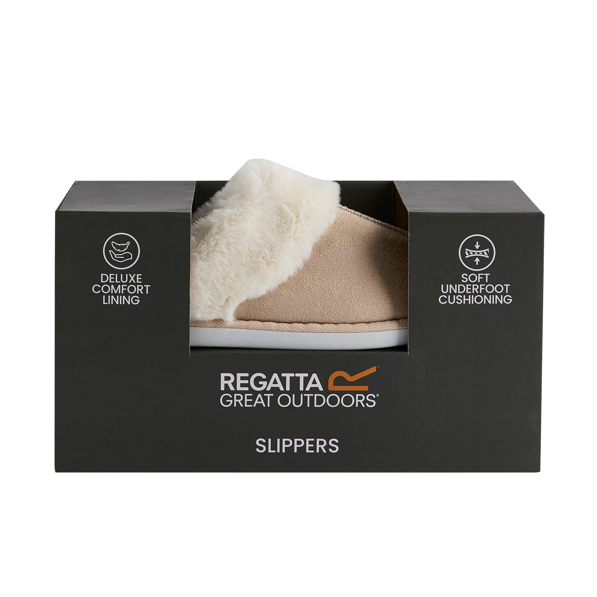 Beige - Regatta - Womens Tulsy Slippers - 11