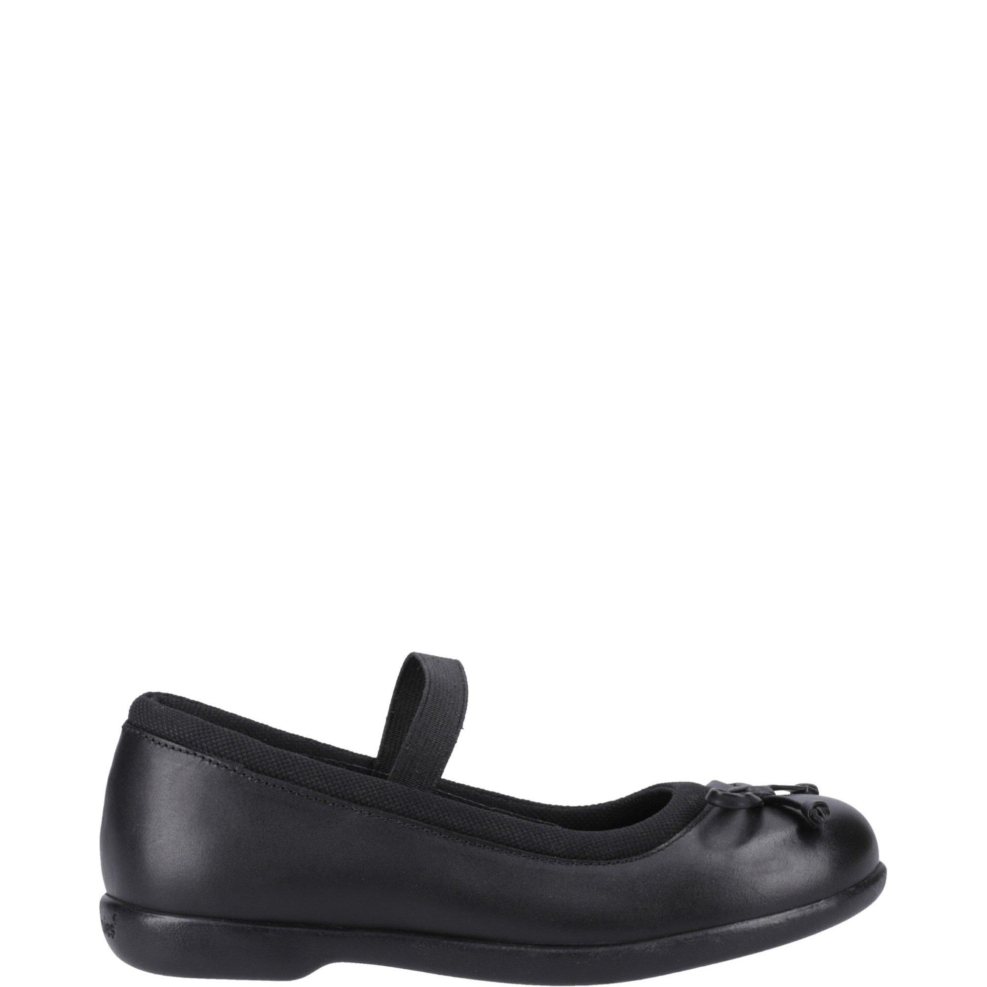 Hush Puppies Girls Betty Junior Shoe - Black - 1 (33)