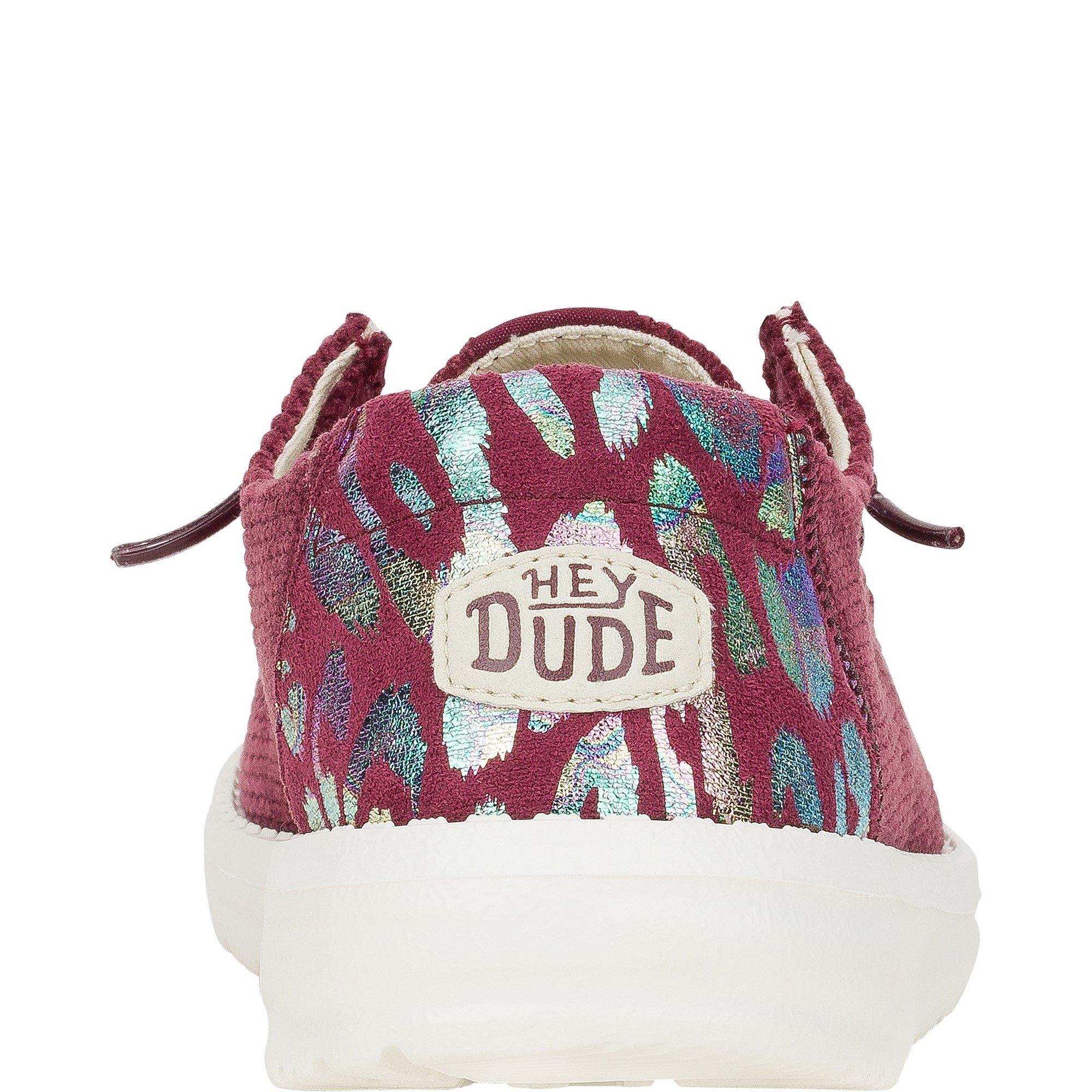 Dark Red - HEYDUDE - Wendy Corduroy Leo Shoes - 3