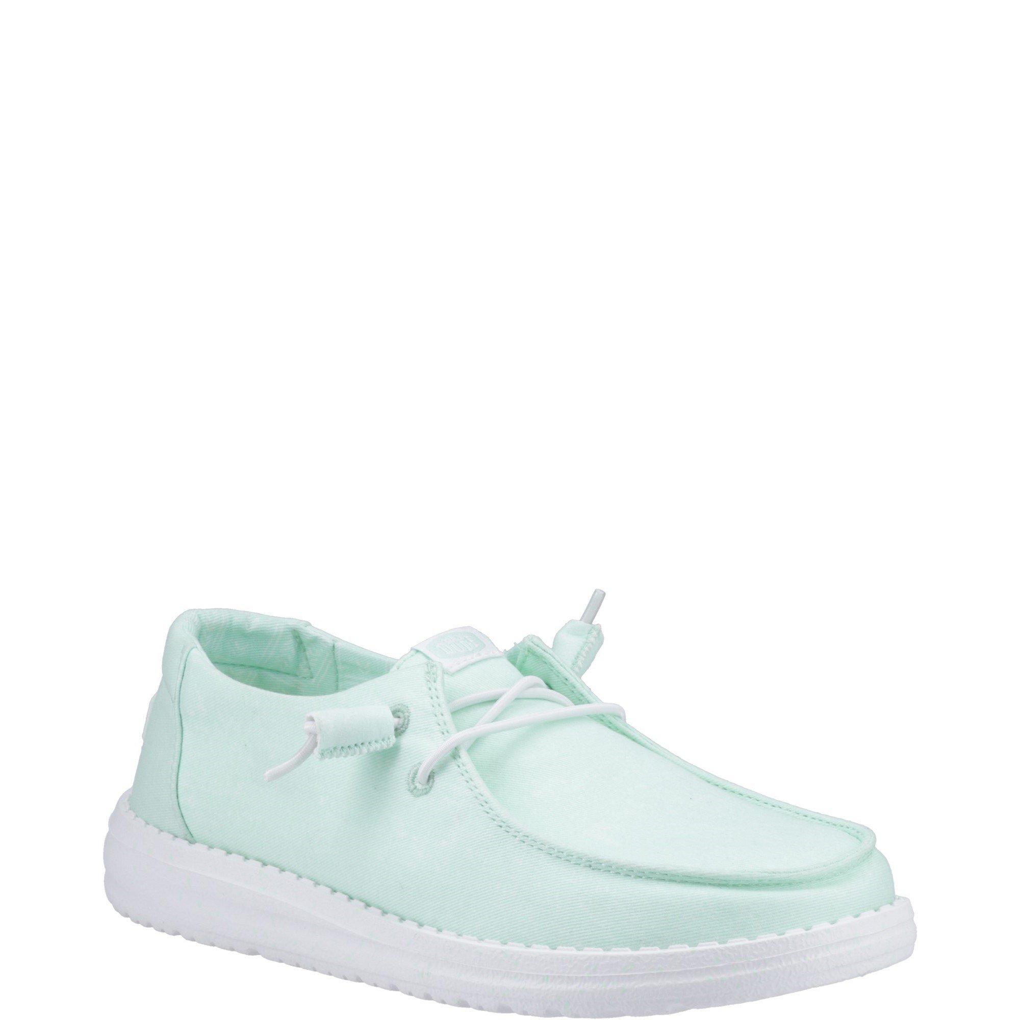 Blue - HEYDUDE - Wendy Canvas Shoe - 2