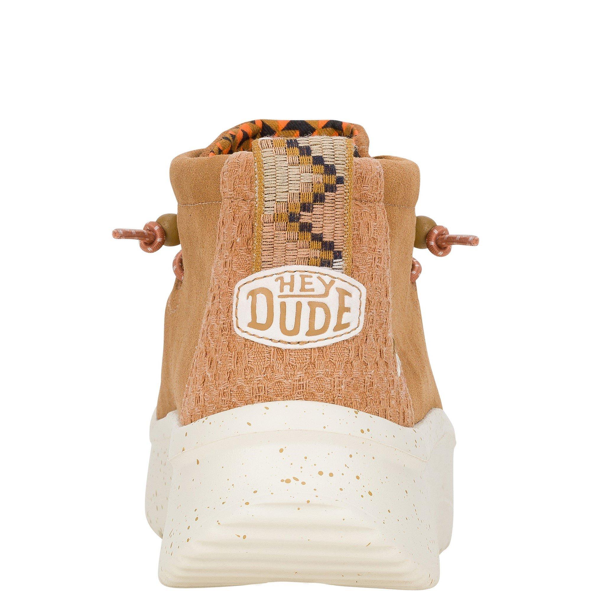 Brown - HEYDUDE - Wendy Peak Hi Suede Ankle Boots - 3