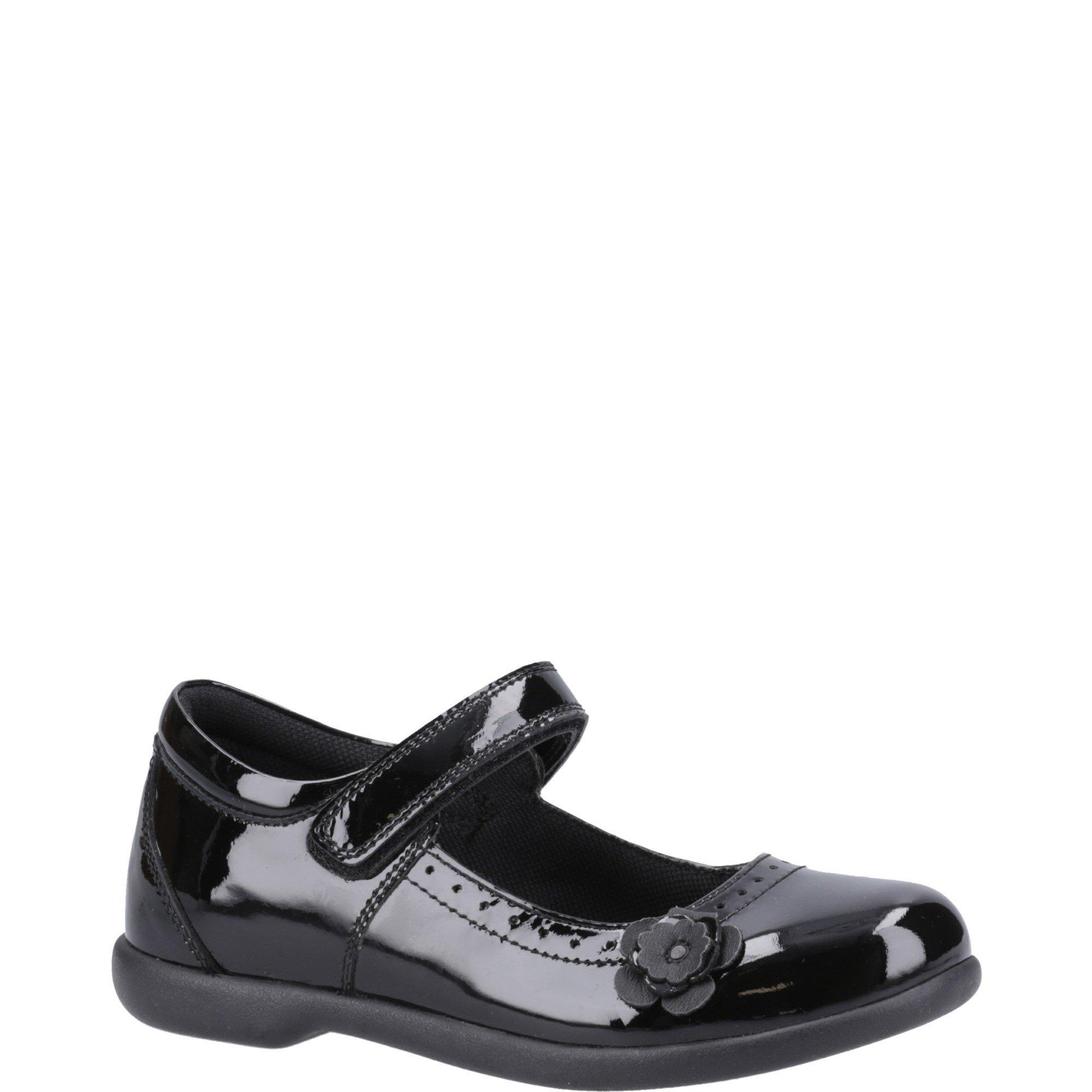 Black - Hush Puppies - Bethany Patent Senior Shoe - 2