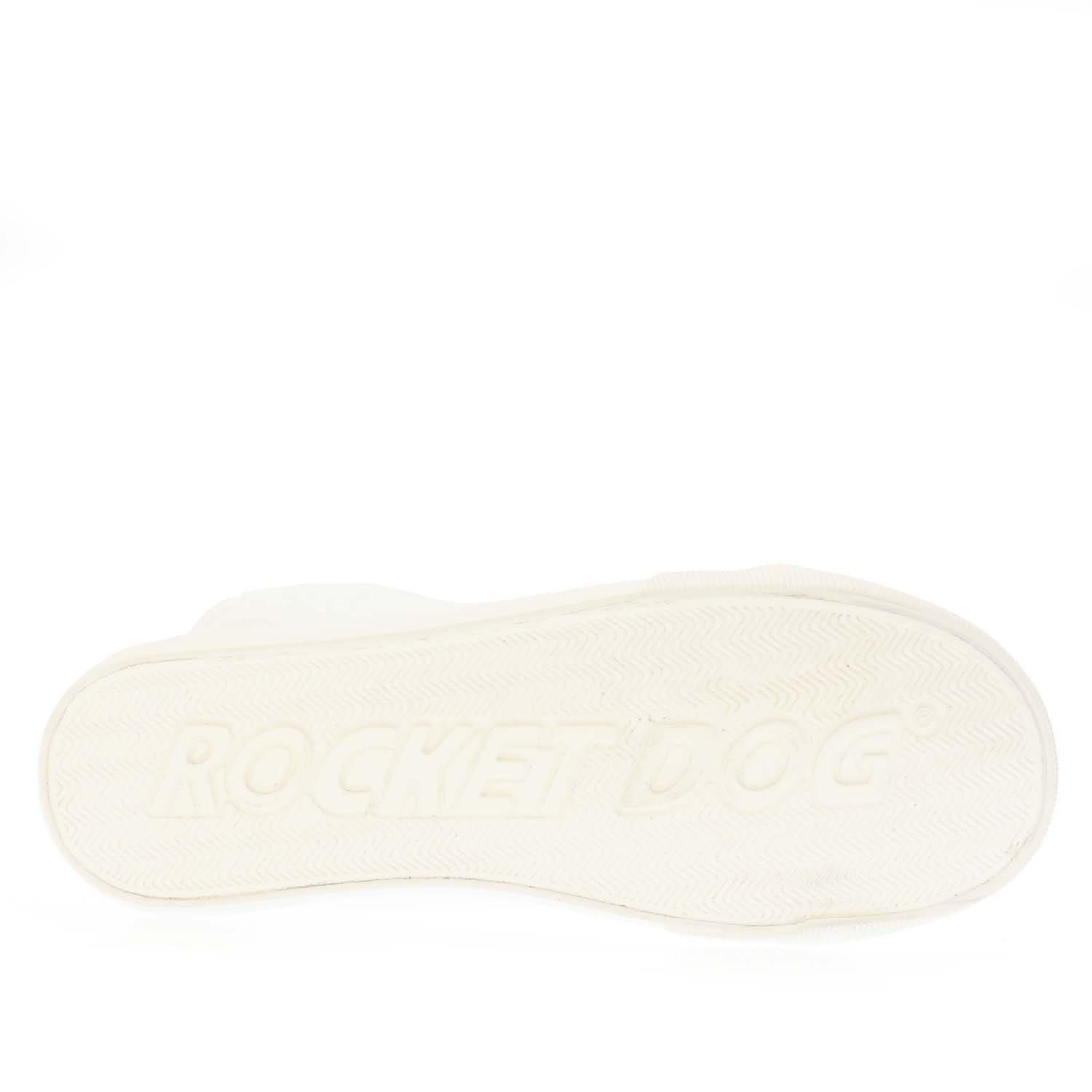 White - Rocket Dog - Jazzin Hi Canvas Pumps - 4