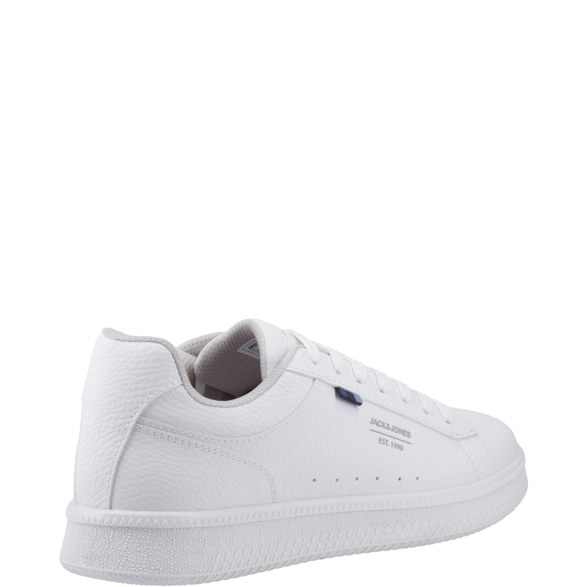 White - Jack and Jones - Haven Tumble Trainer - 3