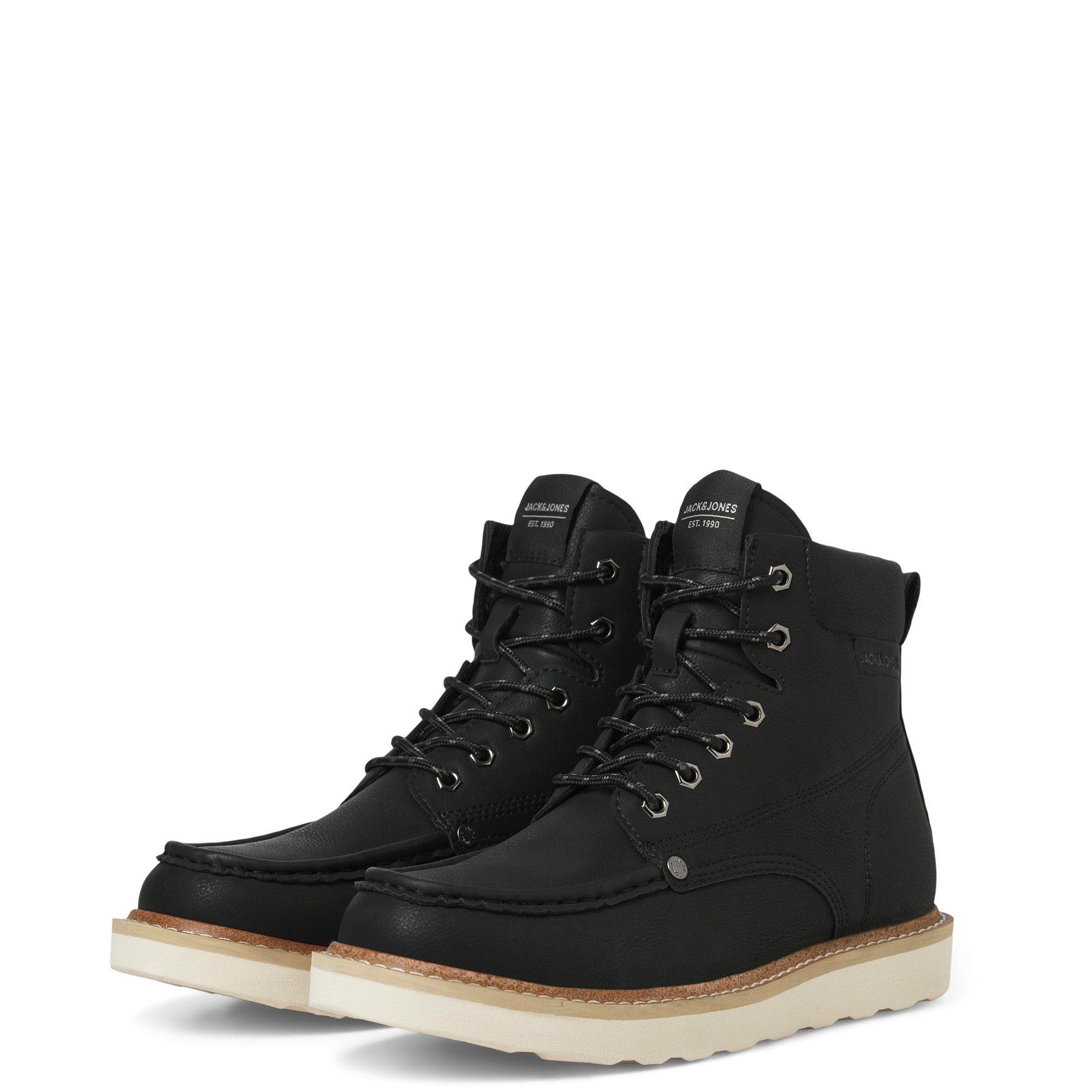 Black - Jack and Jones - Archway Moc Boot - 2