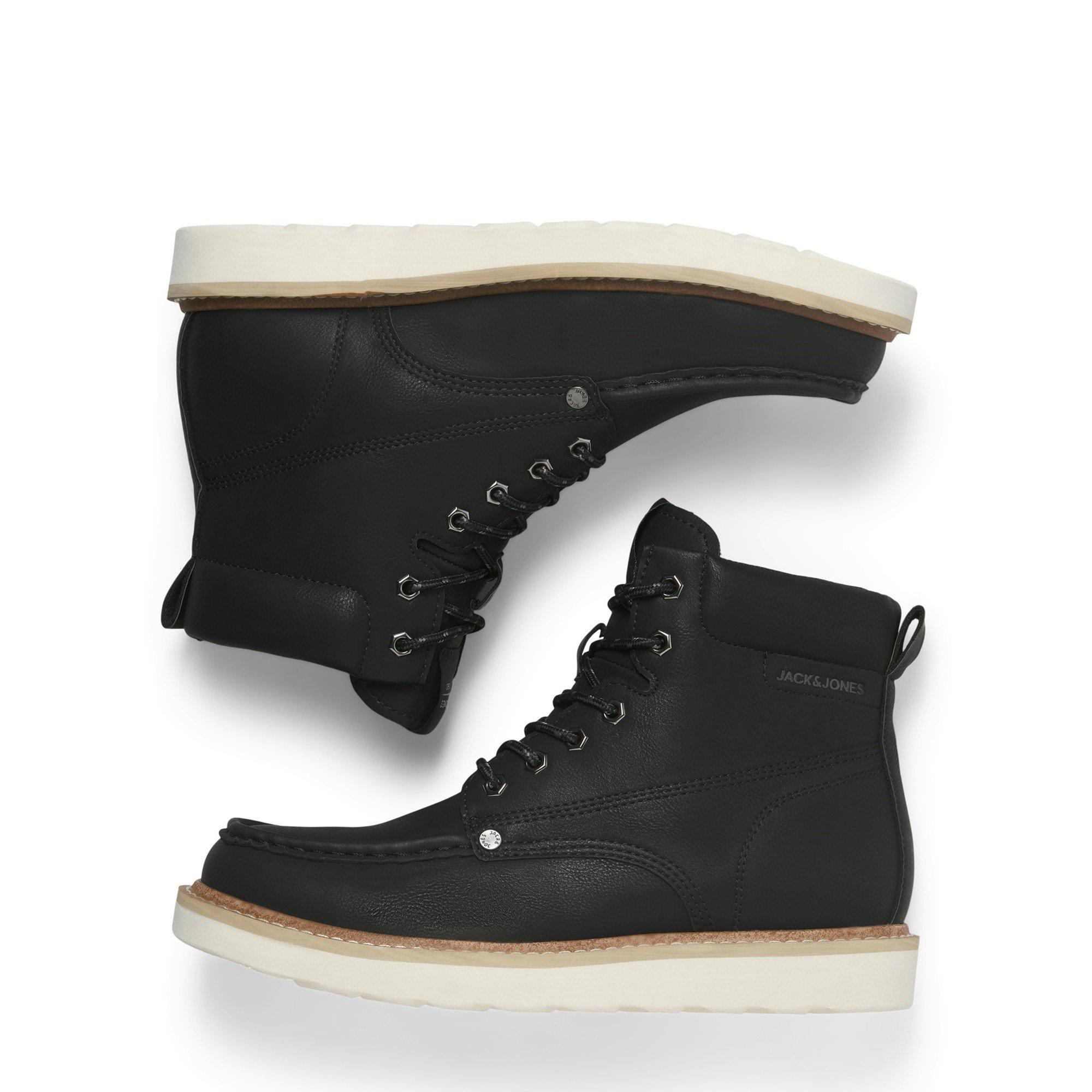 Black - Jack and Jones - Archway Moc Boot - 4
